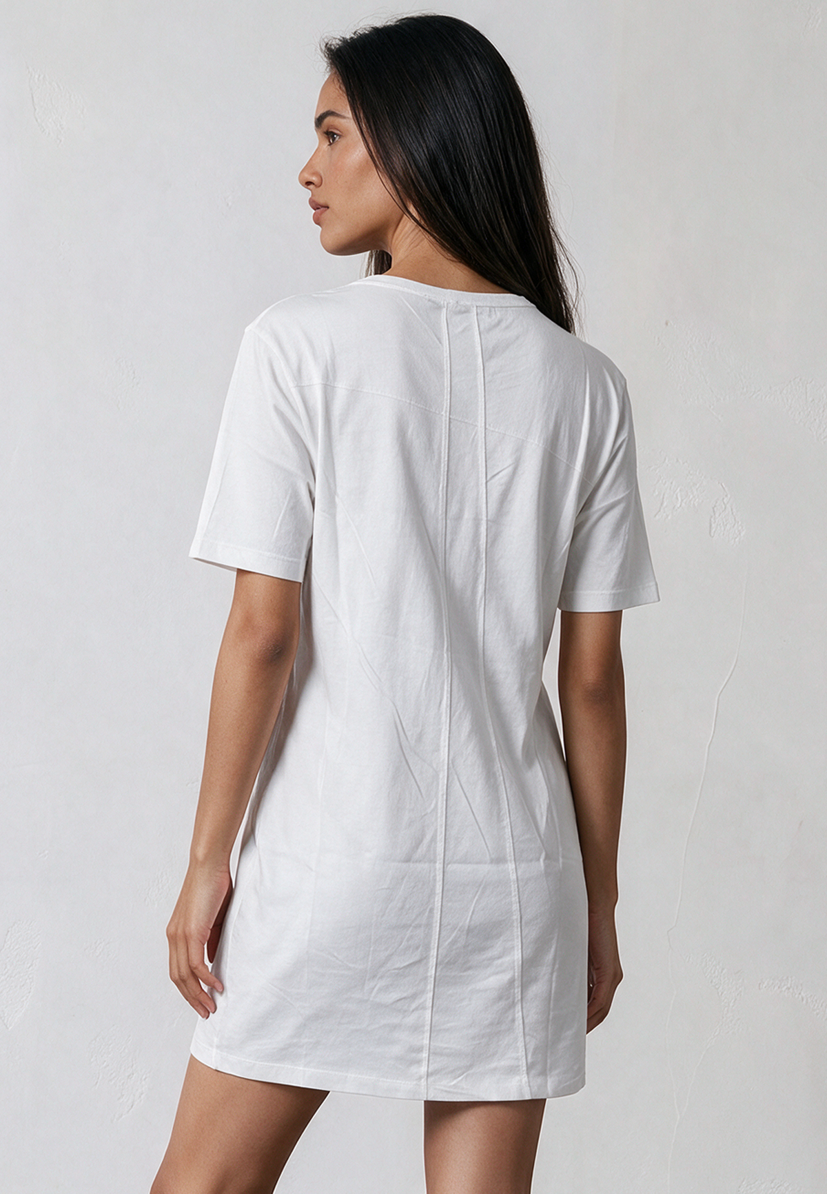 PEACE DRESS WHITE