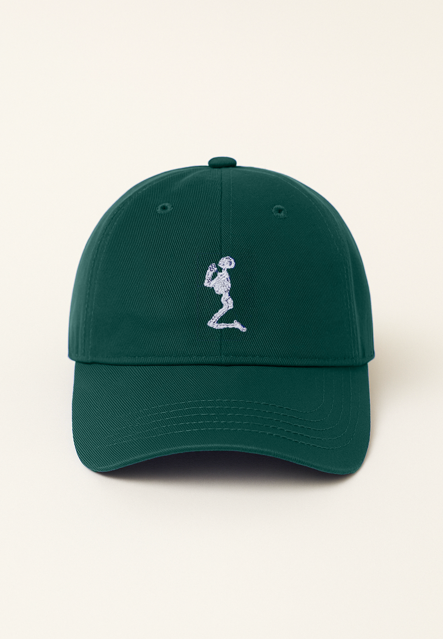 RELIGION SKELETON BASEBALL CAP RACING GREEN