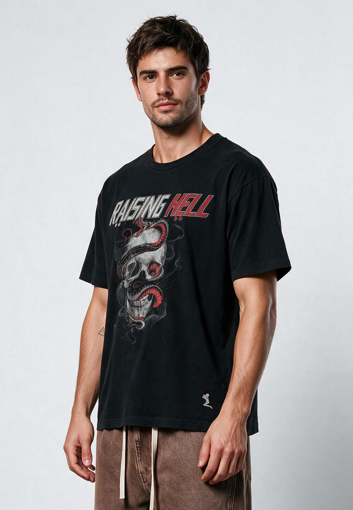 RAISING HELL T-SHIRT BLACK