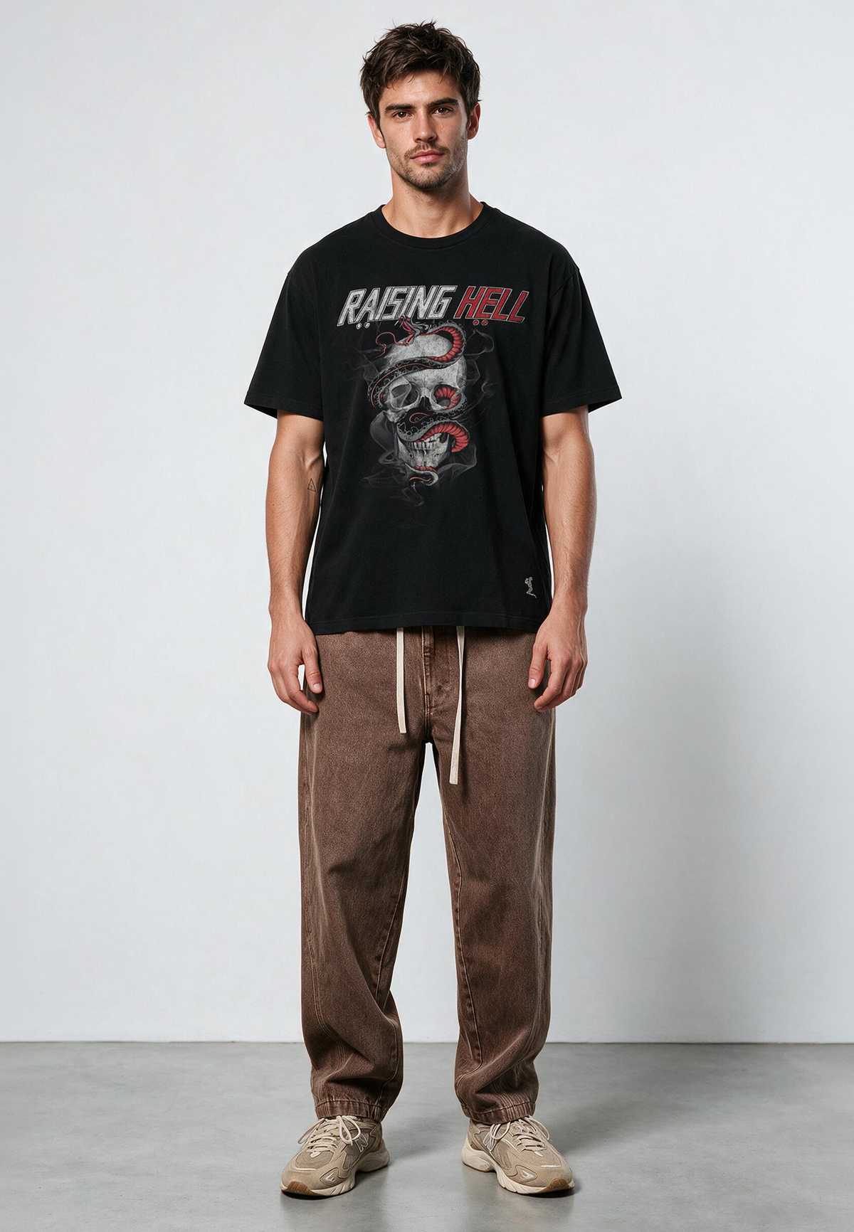 RAISING HELL T-SHIRT BLACK