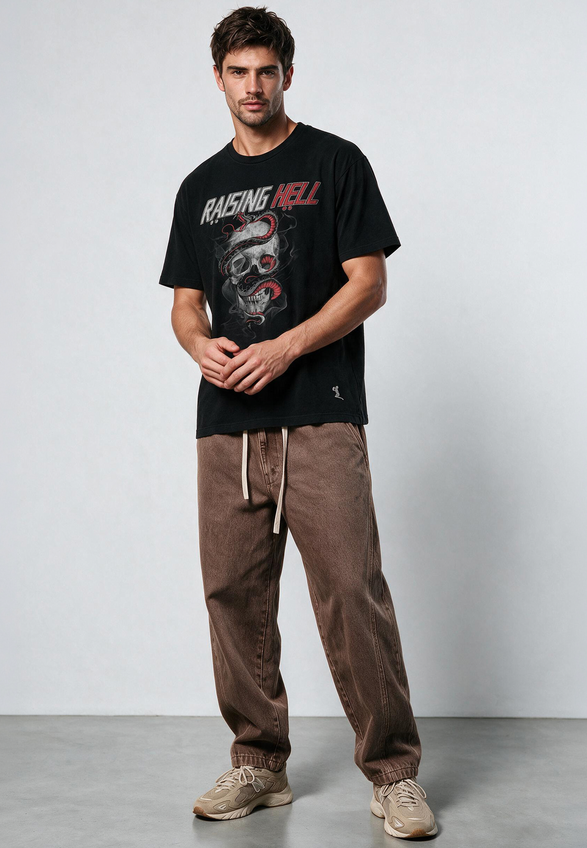 RAISING HELL T-SHIRT BLACK