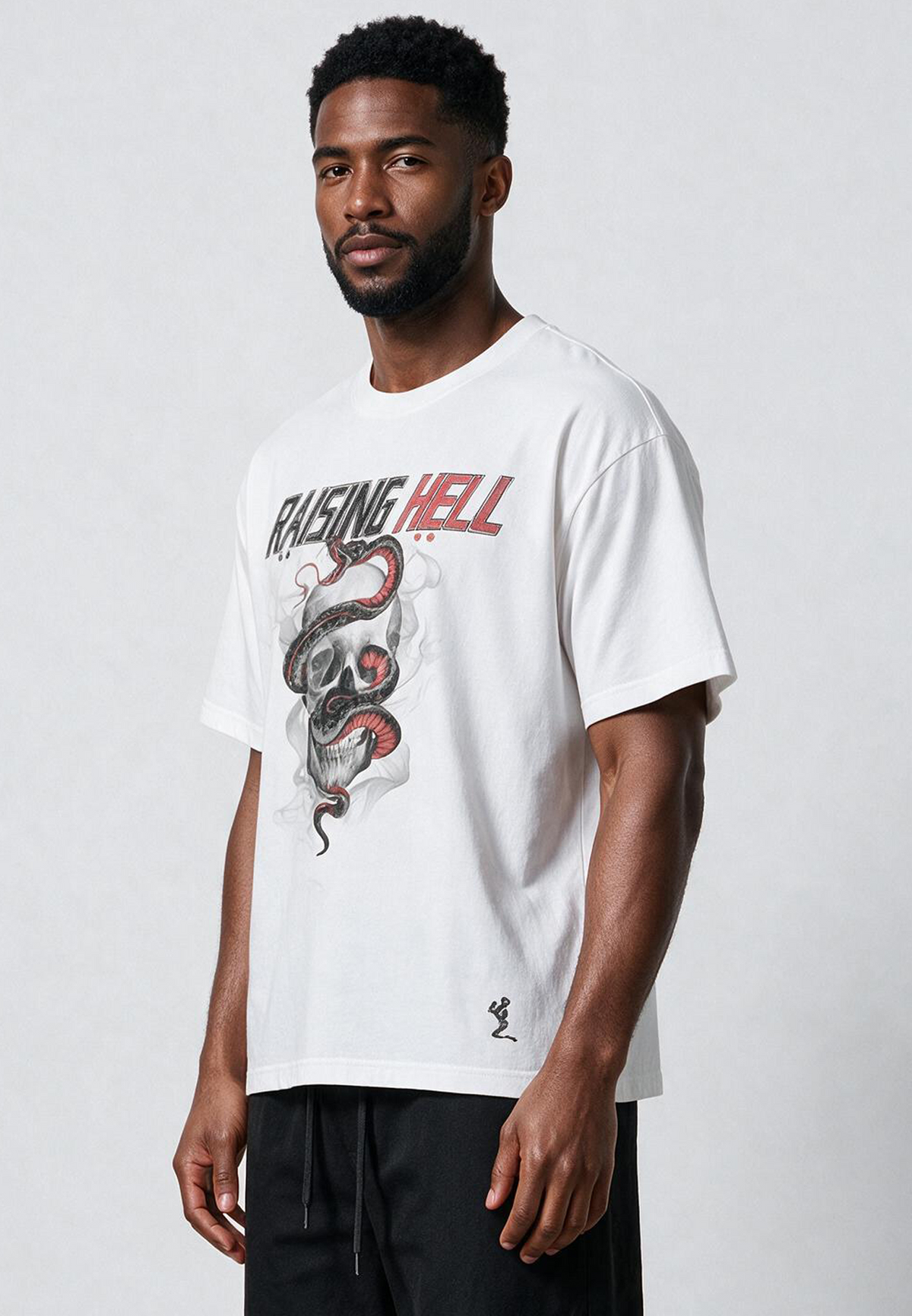 RAISING HELL T-SHIRT WHITE