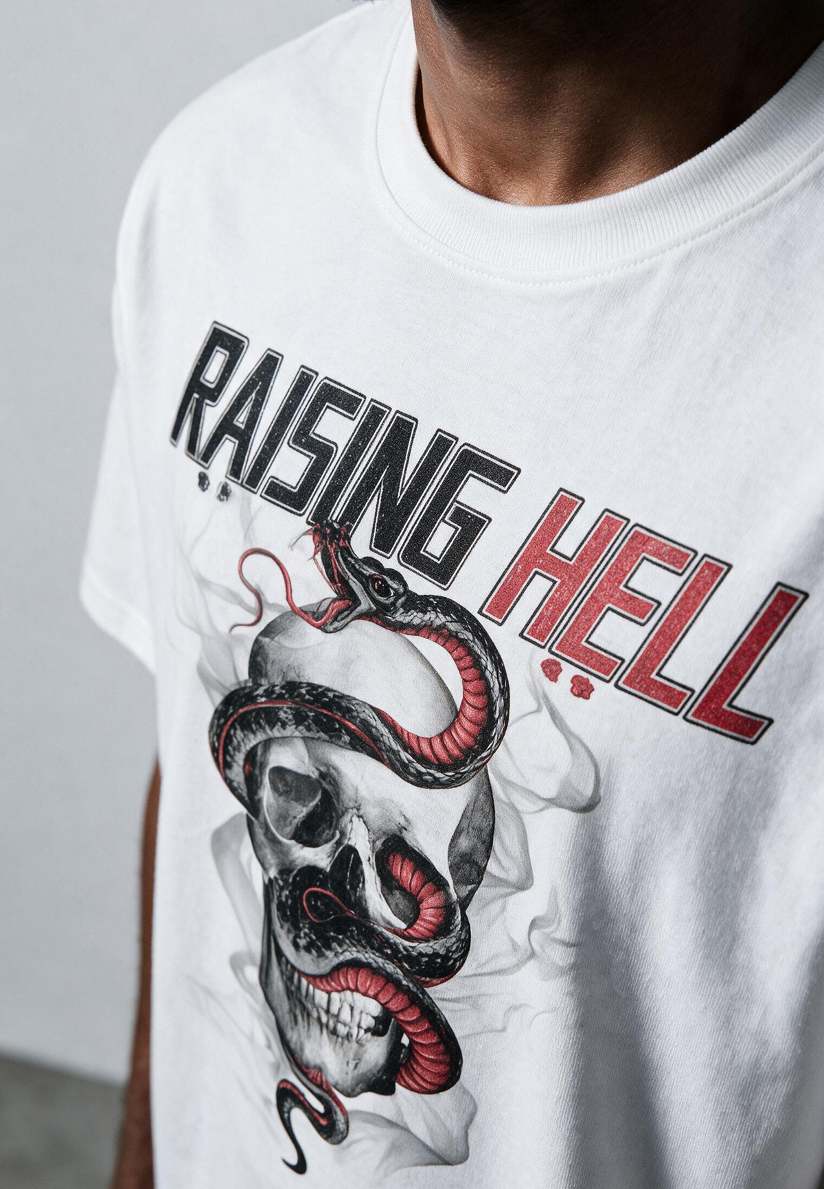 RAISING HELL T-SHIRT WHITE