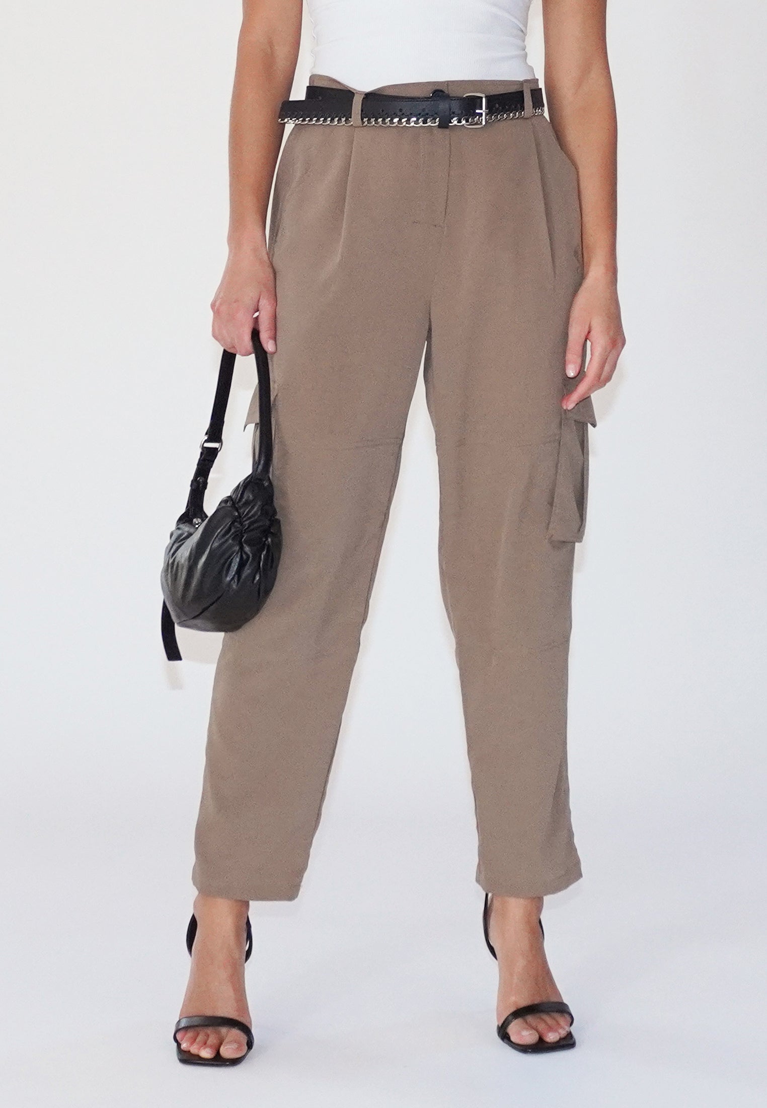 RAY BROWN CARGO TROUSERS