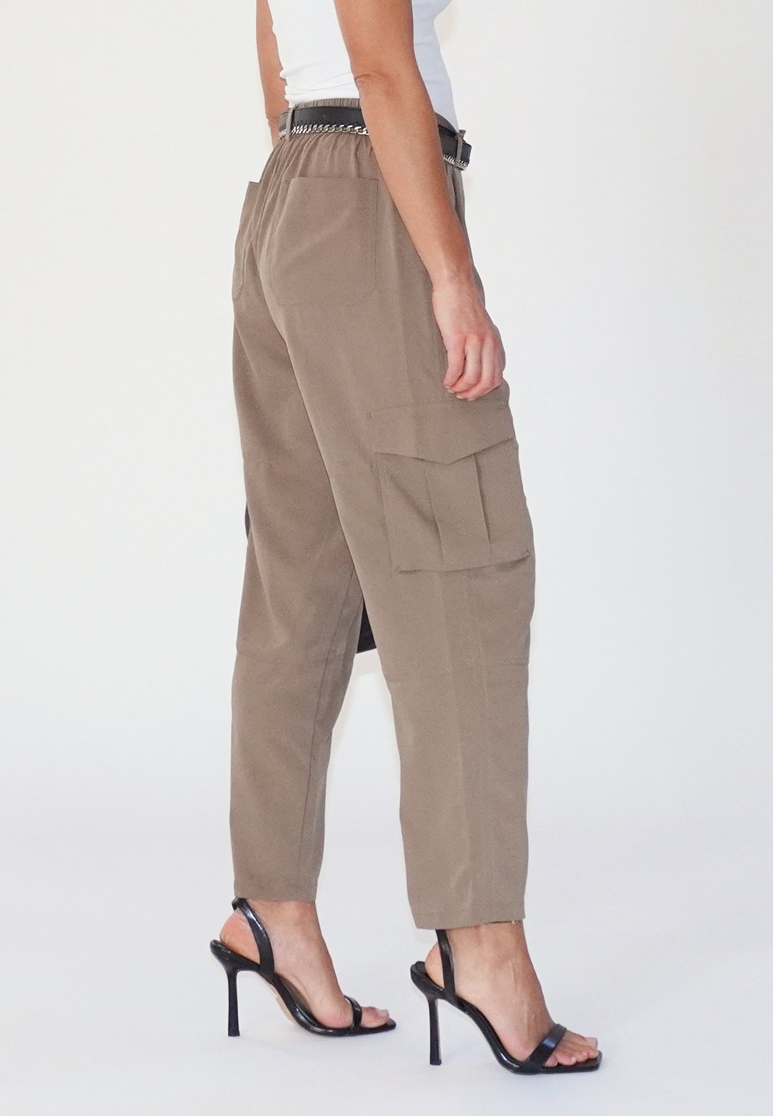 RAY BROWN CARGO TROUSERS