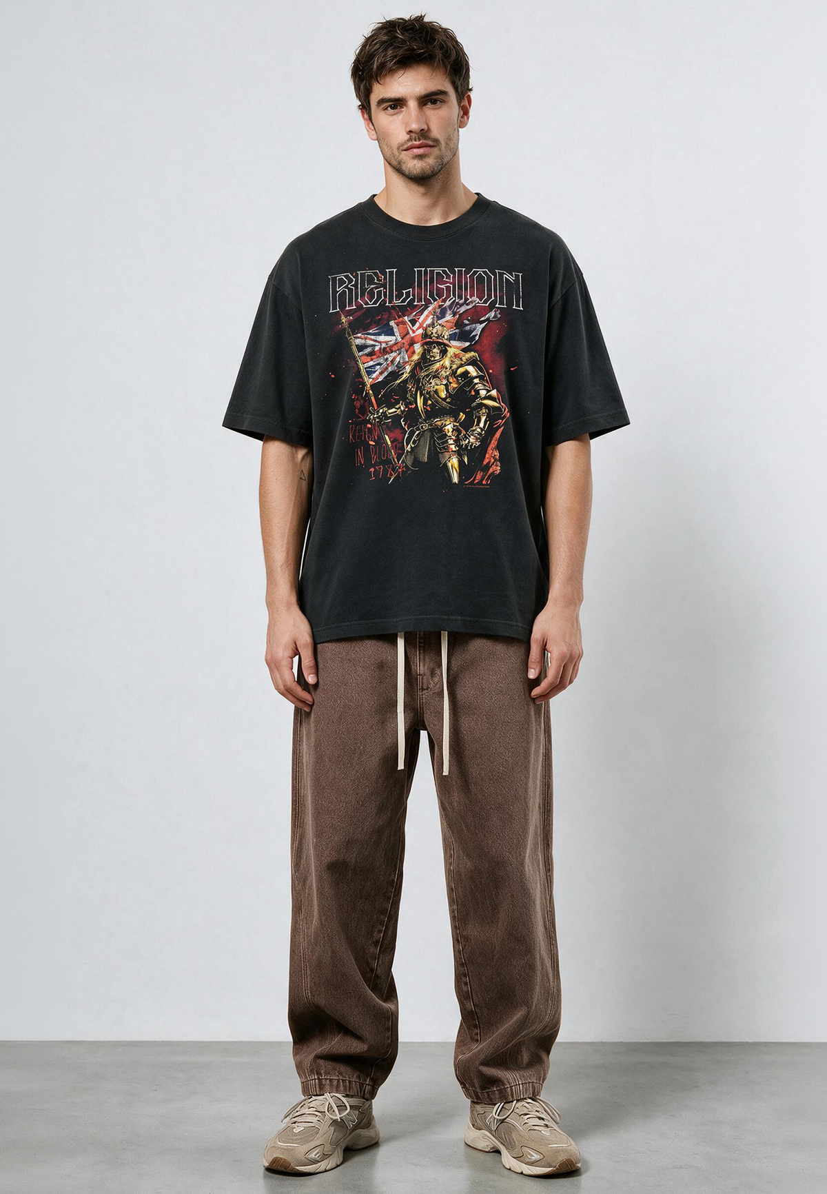 REIGN IN BLOOD TEE VINTAGE BLACK