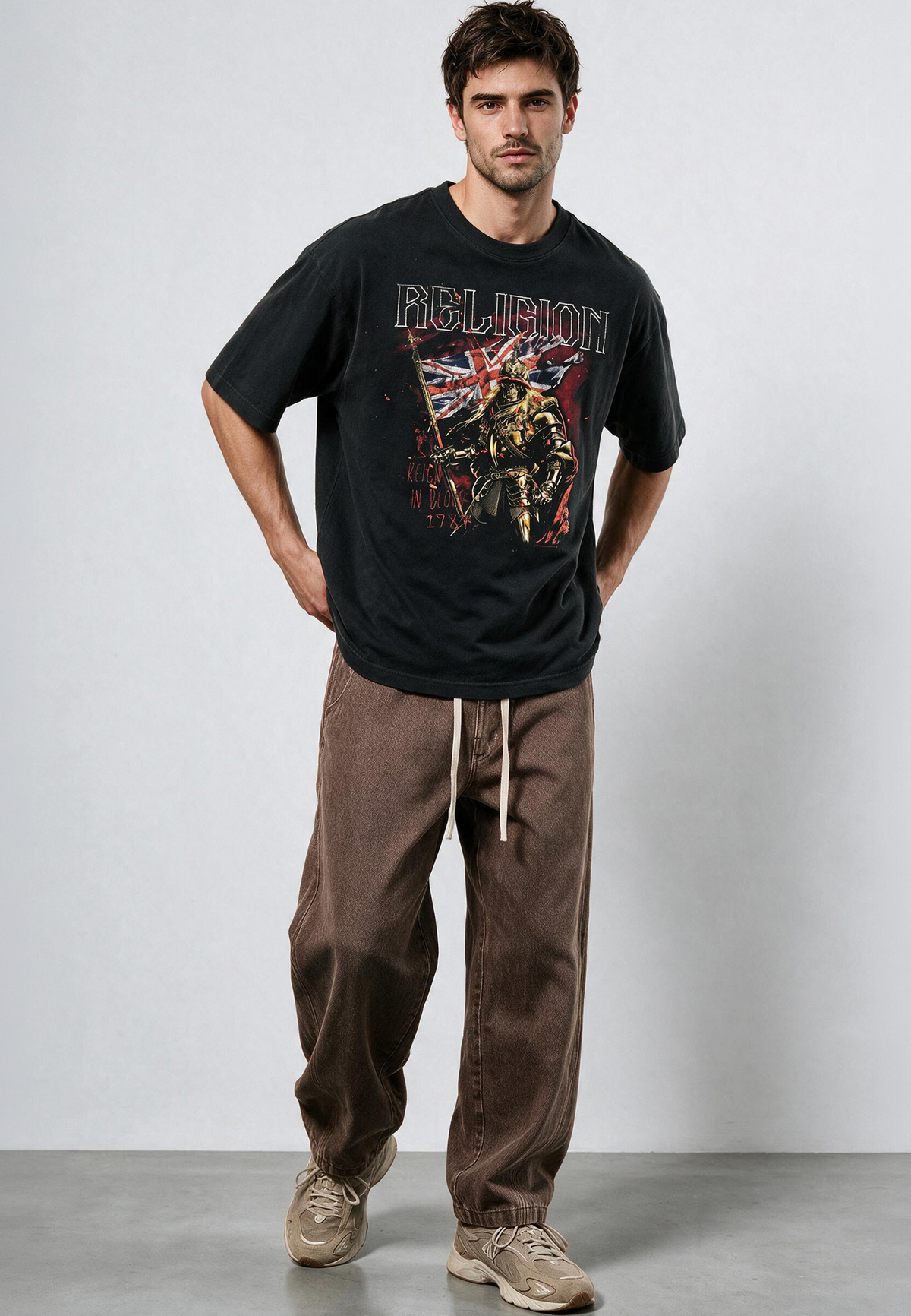 REIGN IN BLOOD TEE VINTAGE BLACK