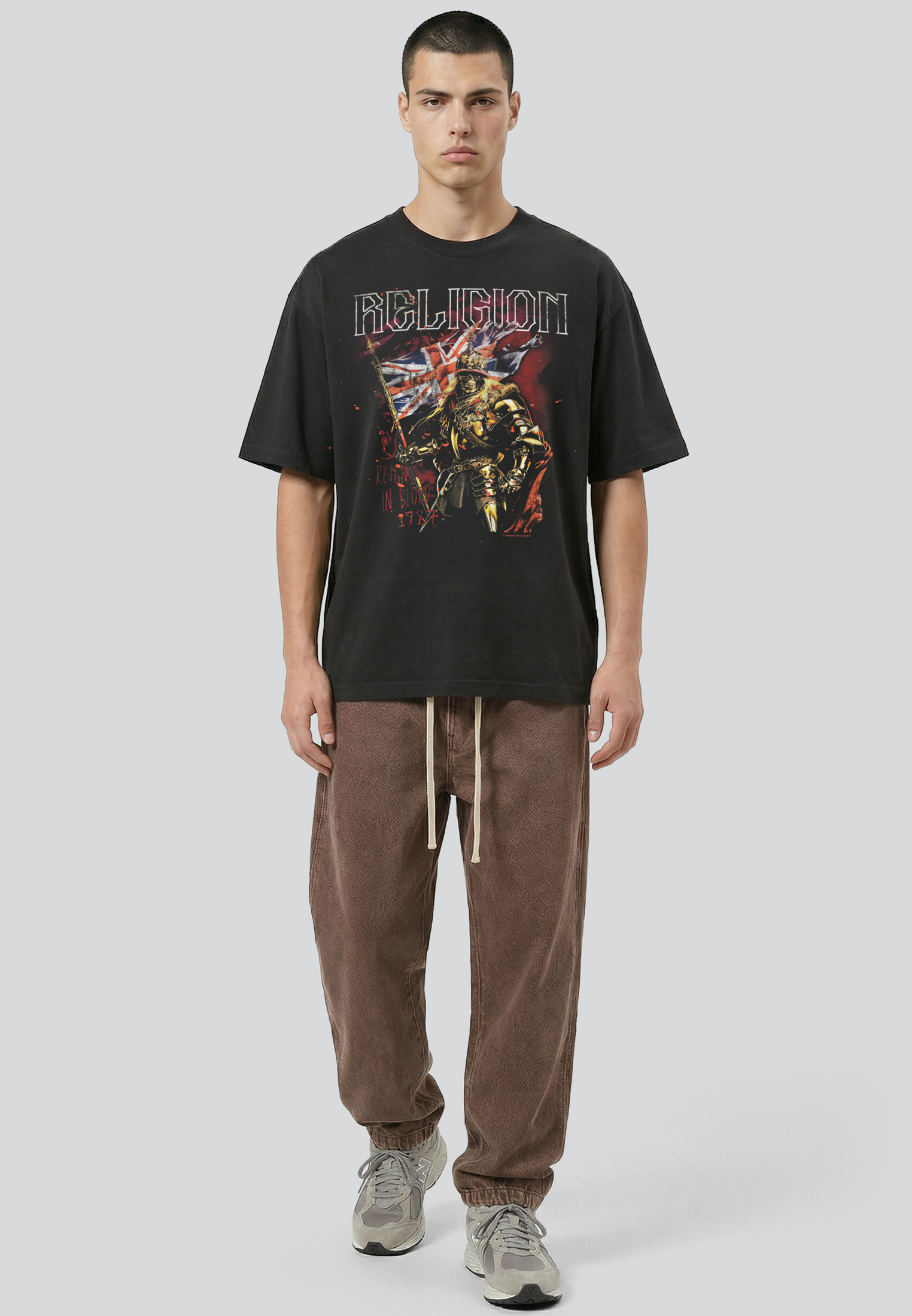 REIGN IN BLOOD TEE VINTAGE BLACK
