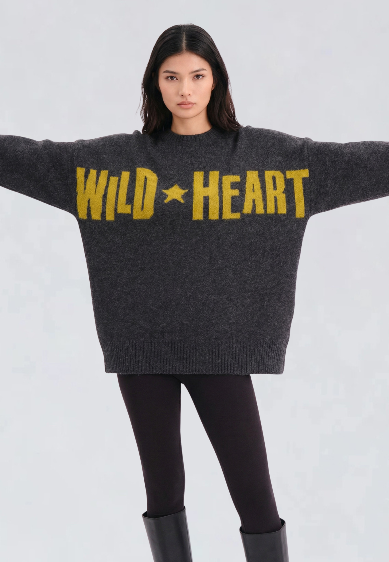 HATTY JUMPER CHARCOAL