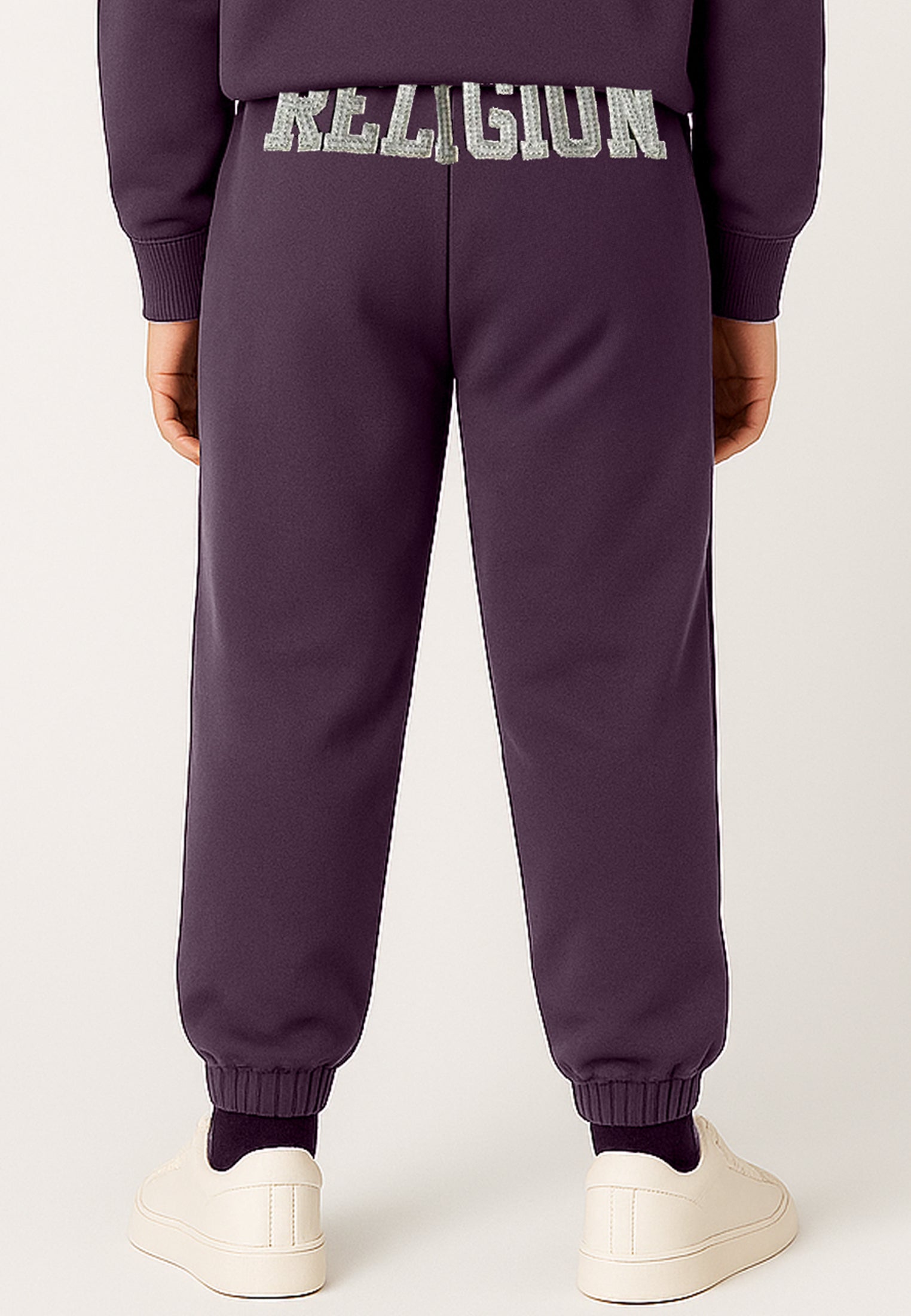 RELIGION BOYS SEAMED DARTED SWEAT PANTS MAUVE
