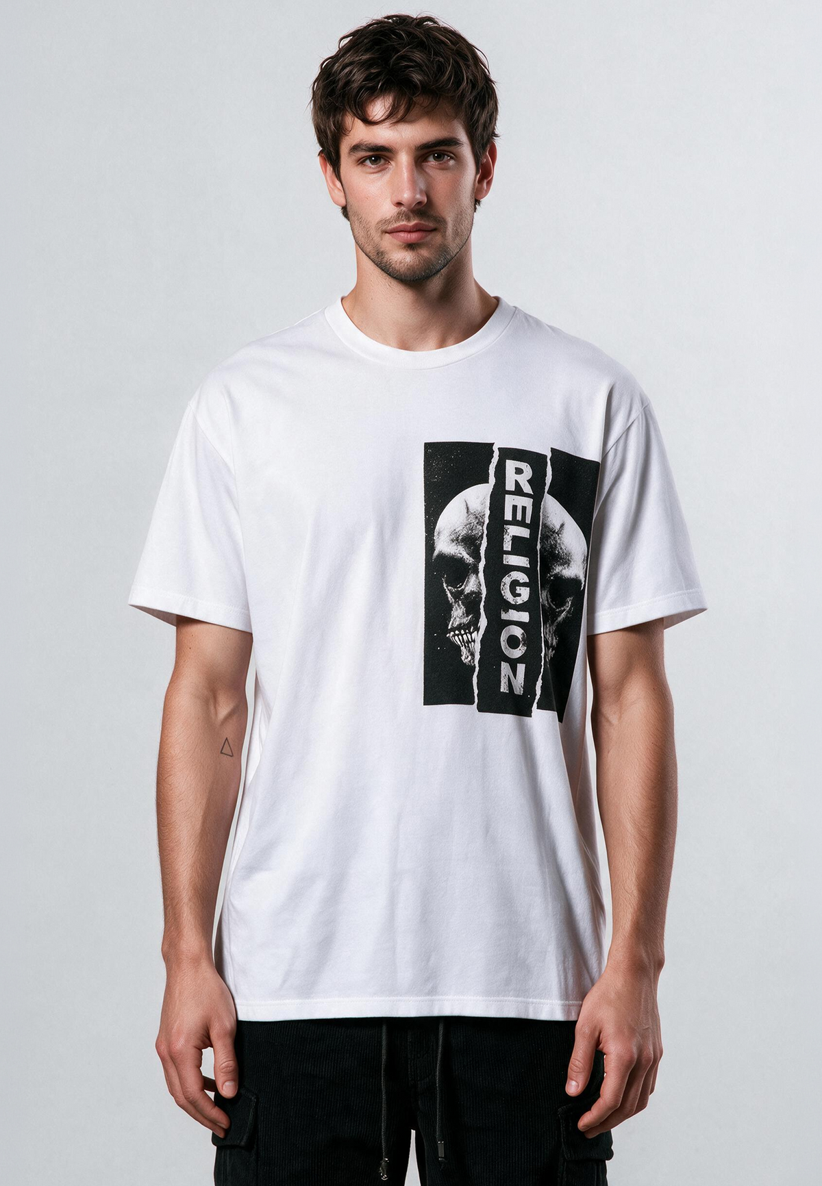 RIPPED T-SHIRT WHITE