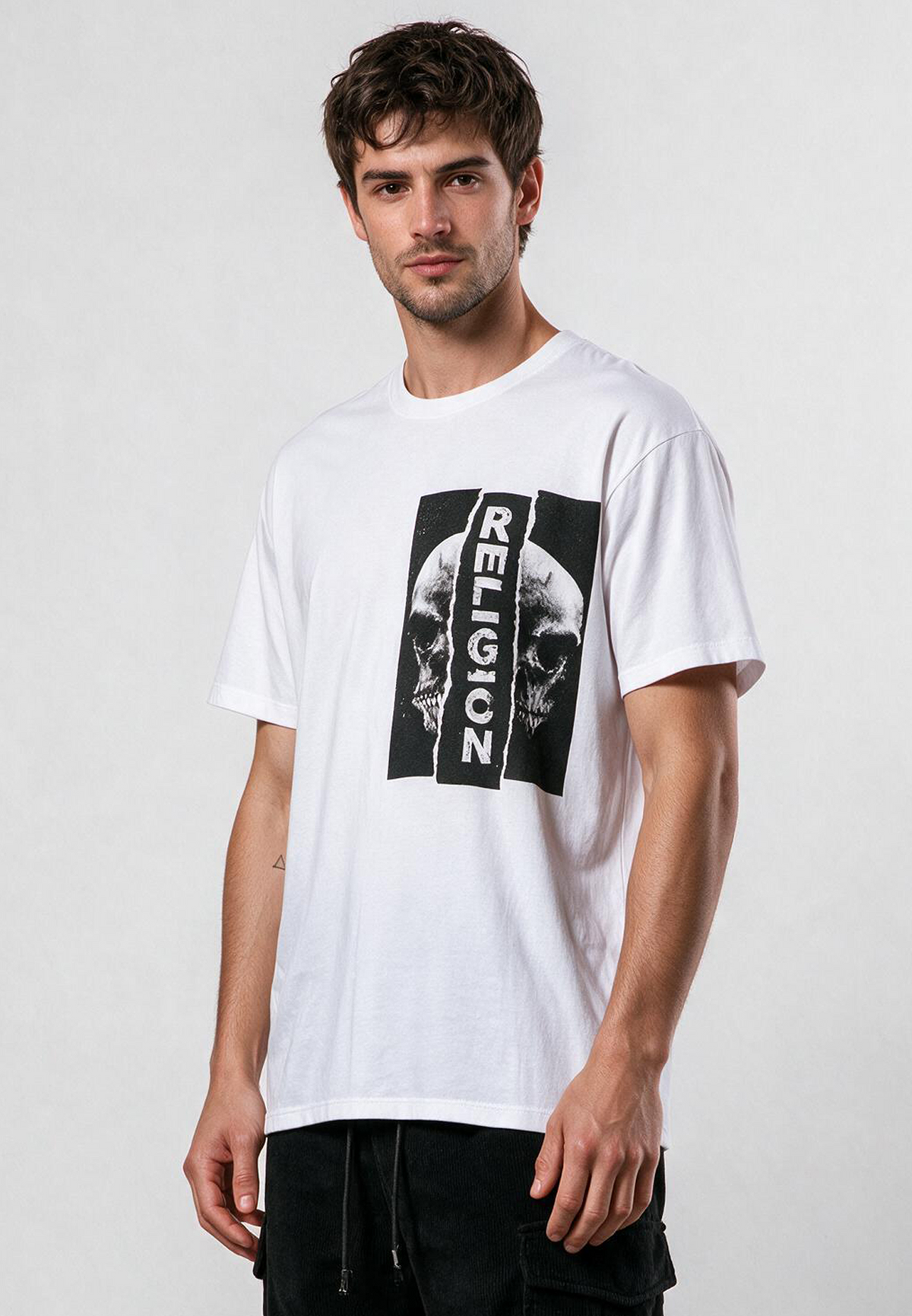 RIPPED T-SHIRT WHITE