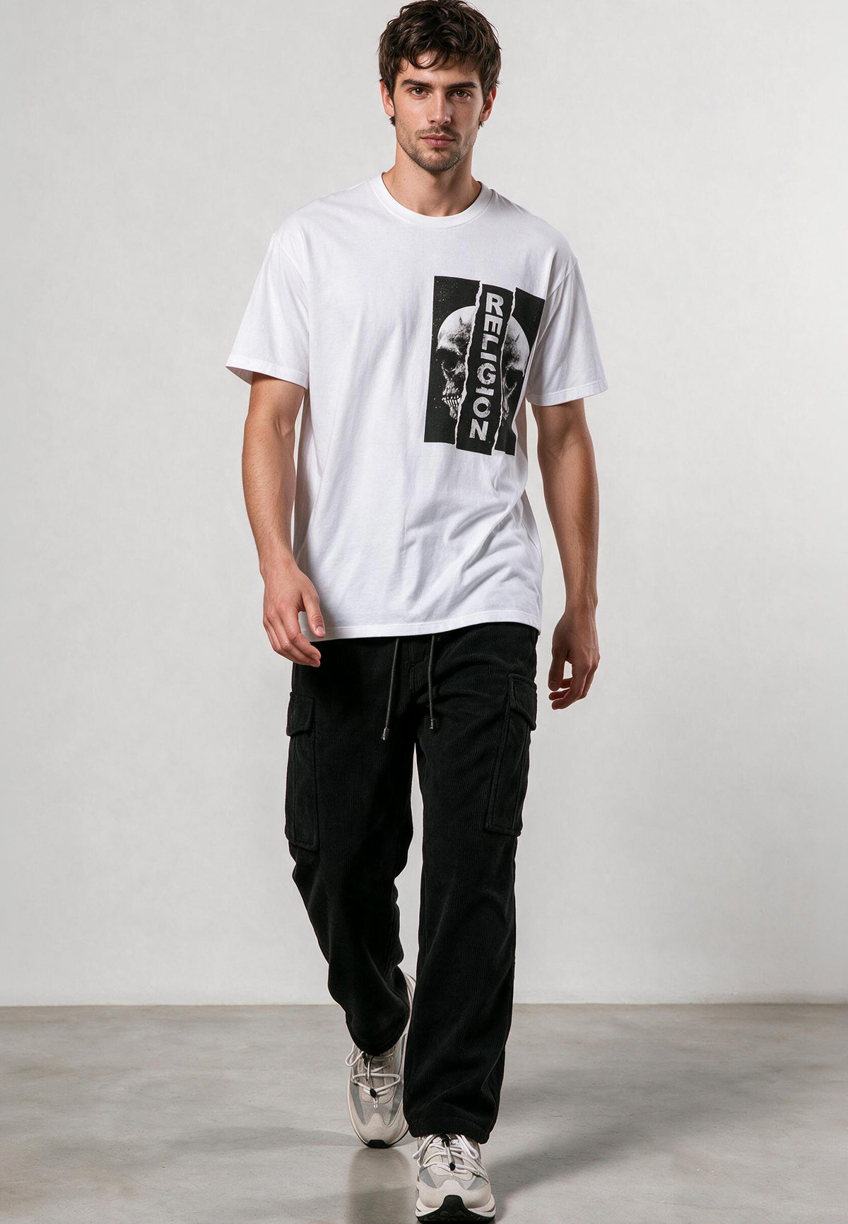 RIPPED T-SHIRT WHITE