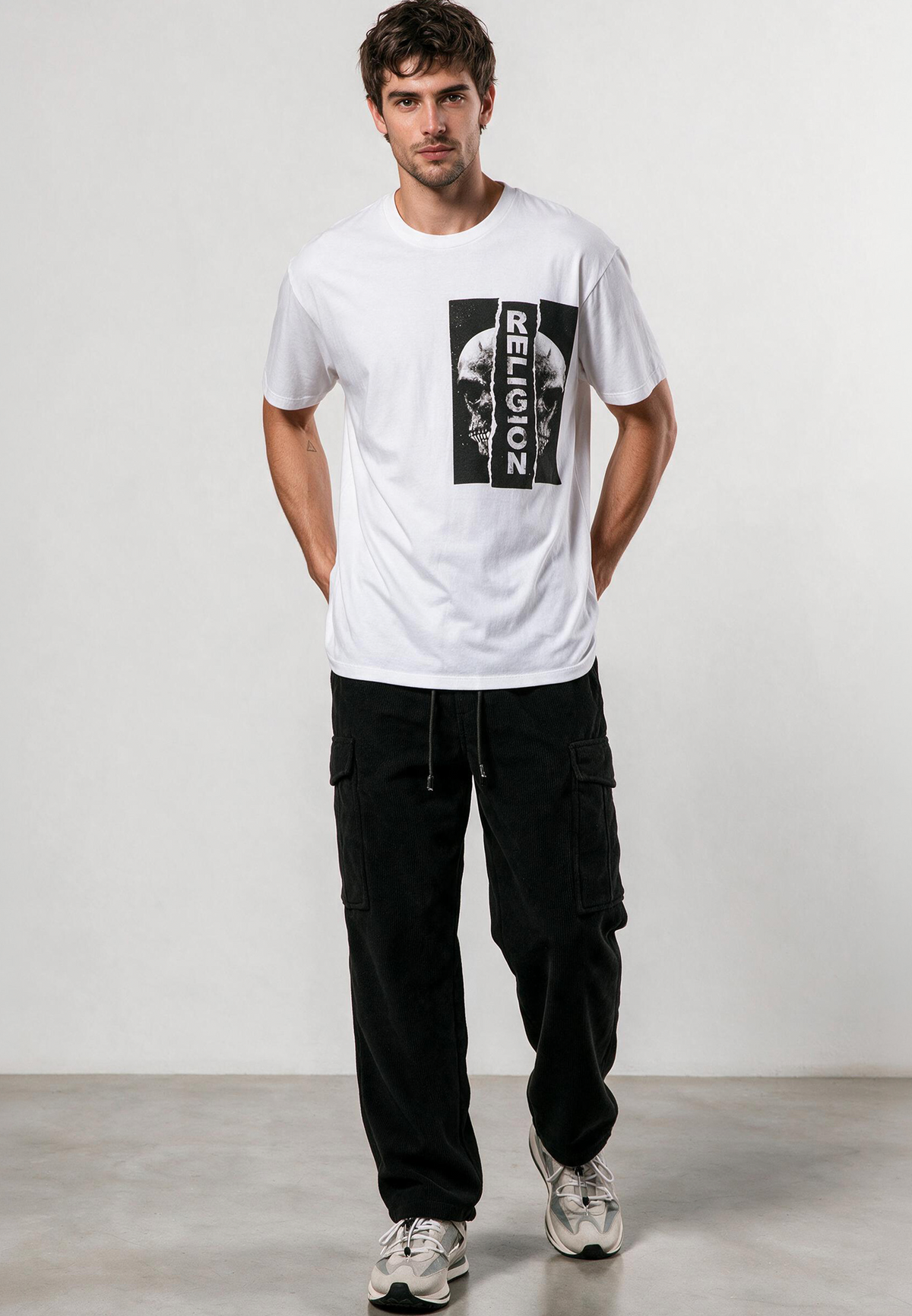 RIPPED T-SHIRT WHITE