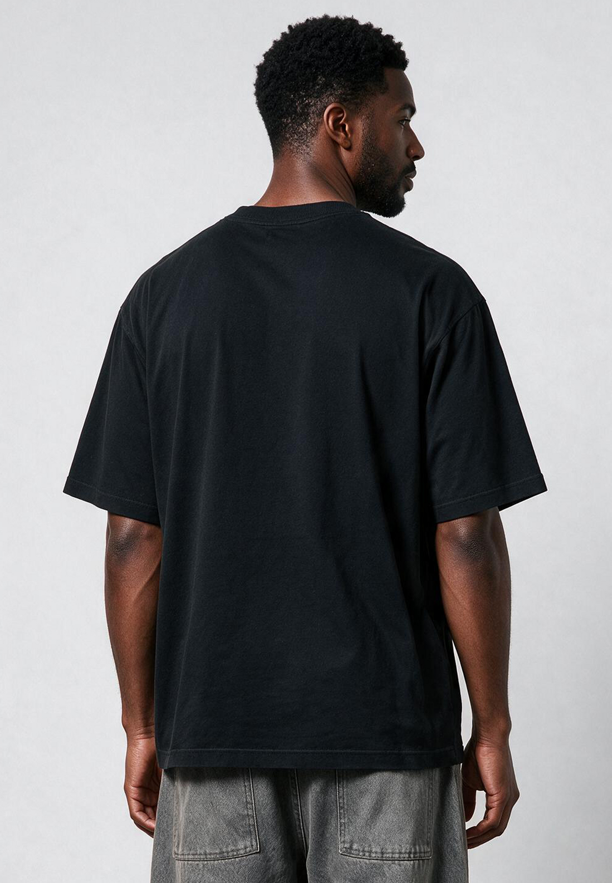 RIVET OVERSIZED T-SHIRT BLACK