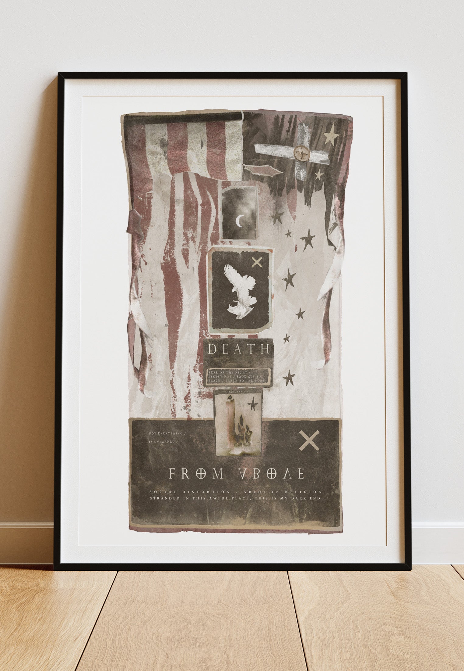 DIGITAL PRINT ALL ABOVE ART POSTER
