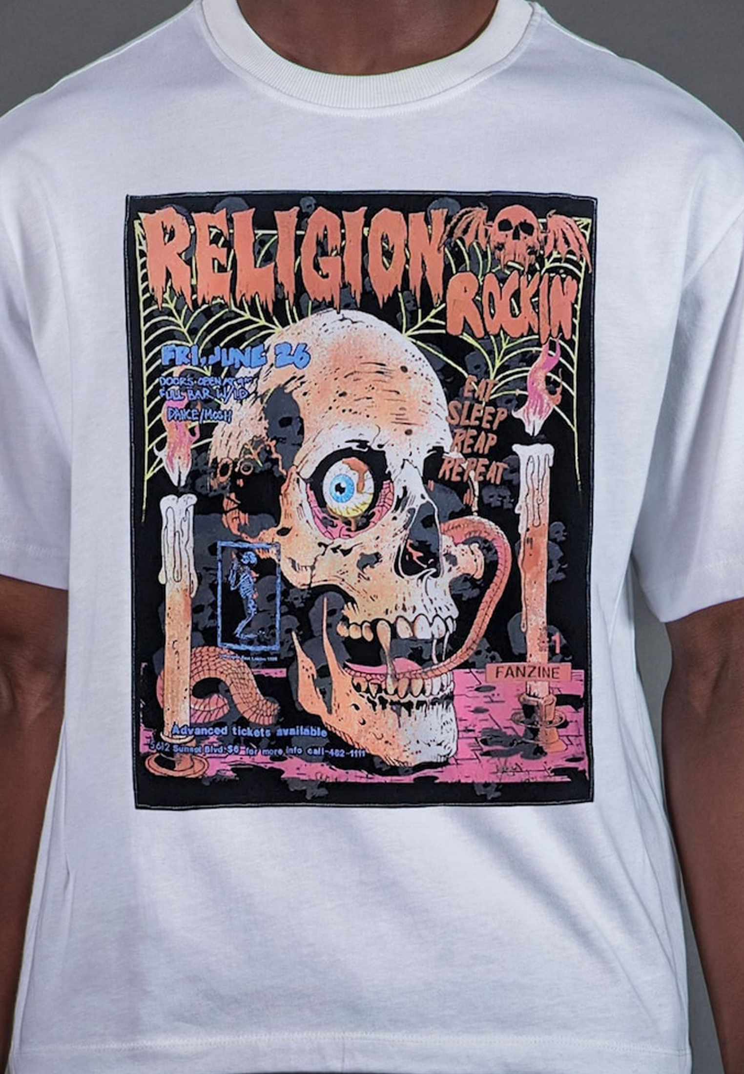 RELIGION ROCKING T-SHIRT WHITE