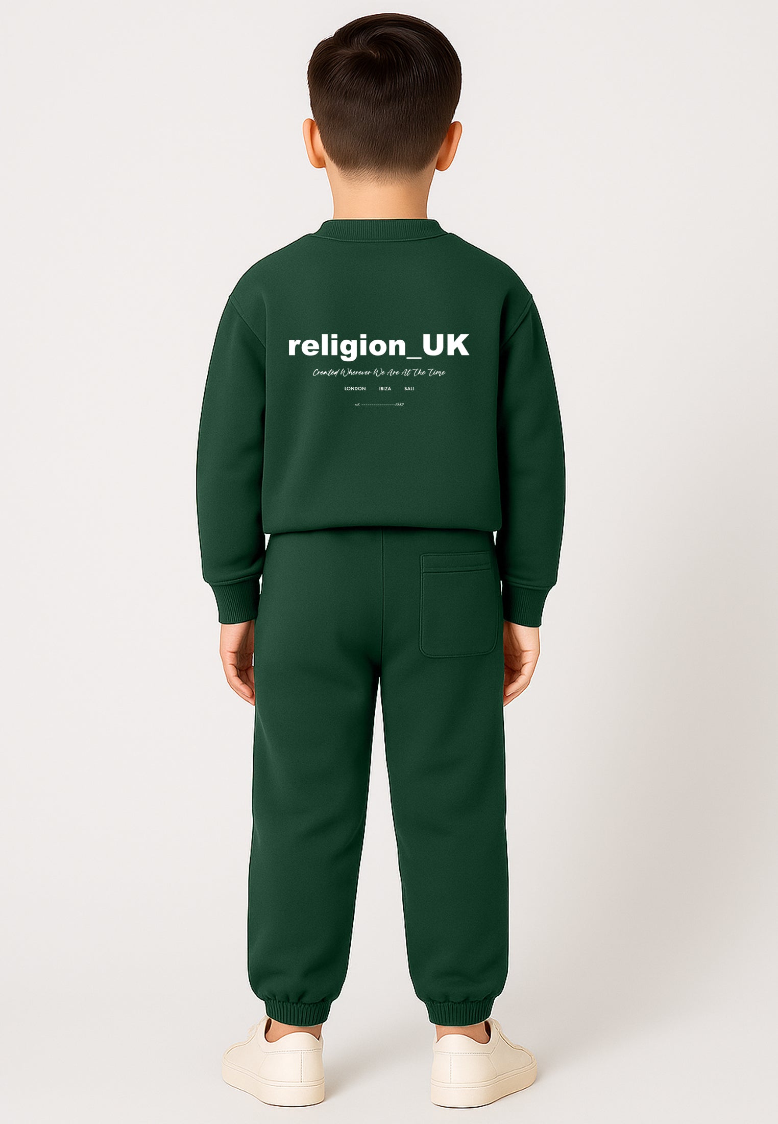 RELIGION BOYS OVERSIZE SWEAT GREEN