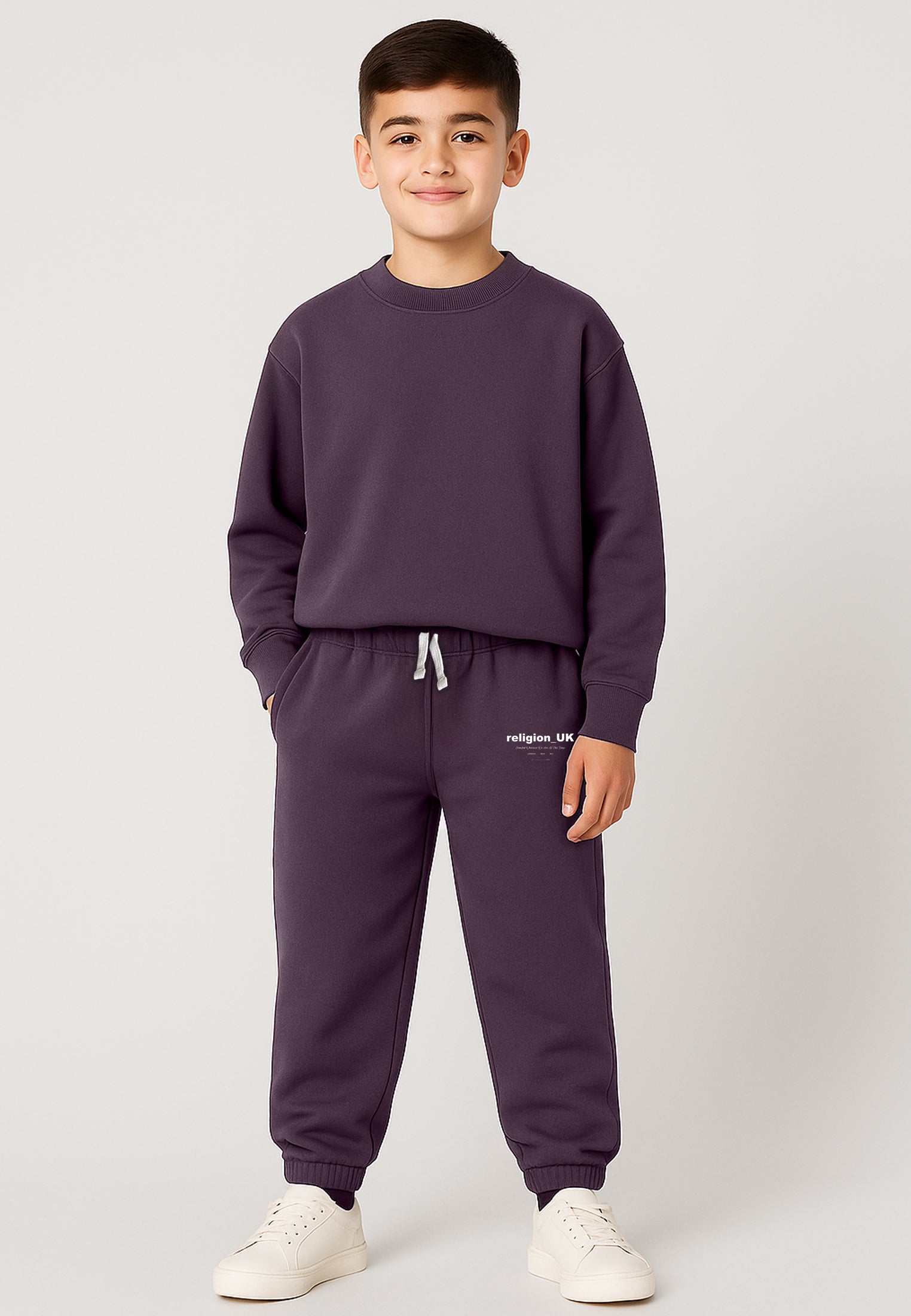 RELIGION BOYS OVERSIZE SWEAT MAUVE