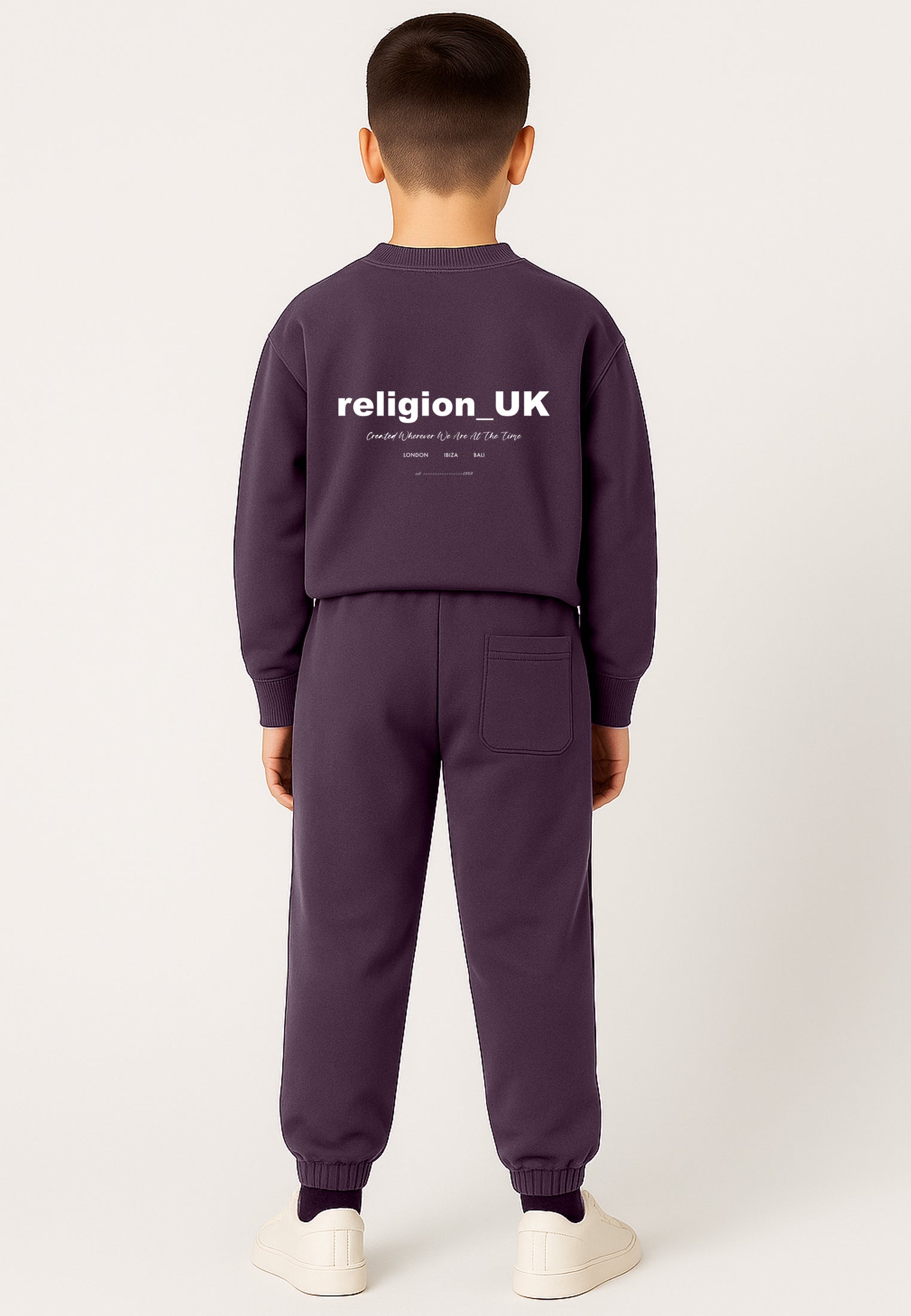 RELIGION BOYS OVERSIZE SWEAT MAUVE