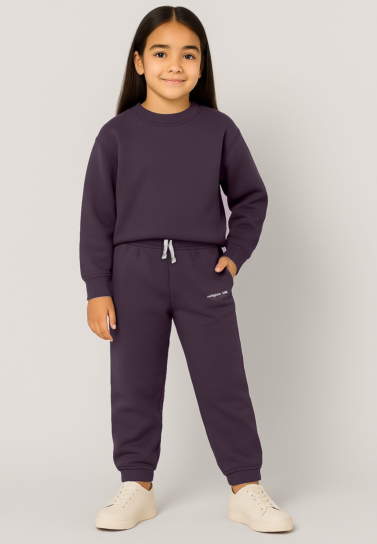 RELIGION GIRLS OVERSIZED SWEATSHIRT MAUVE