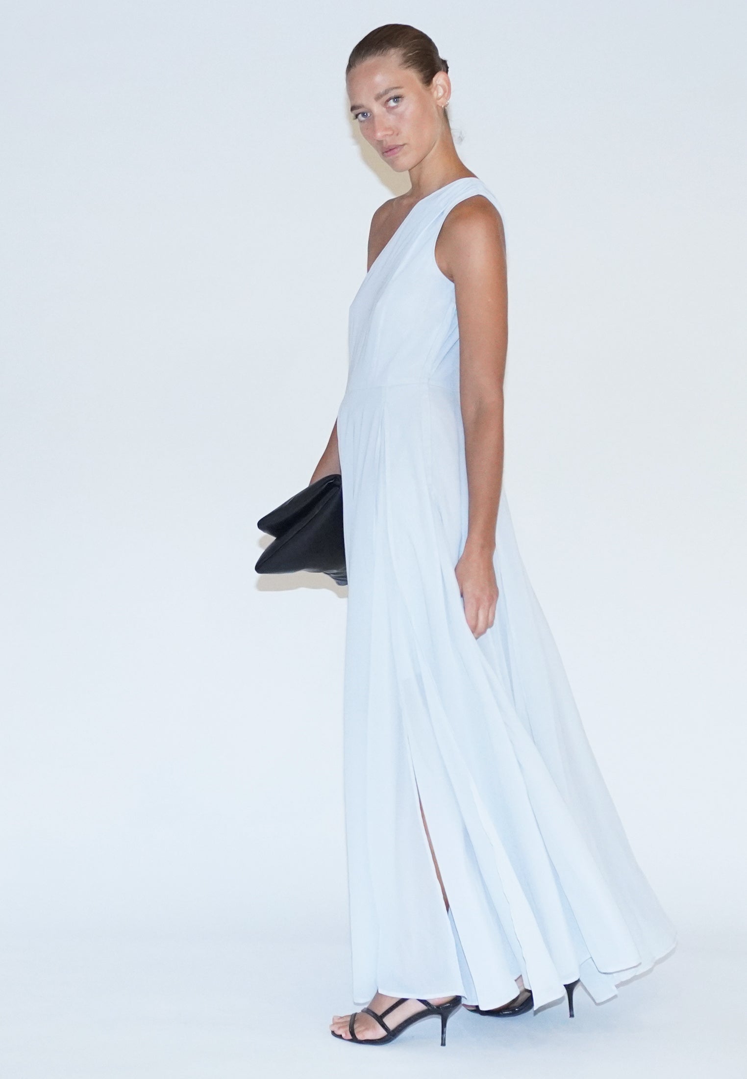 SELECT MAXI DRESS SILVER GREY