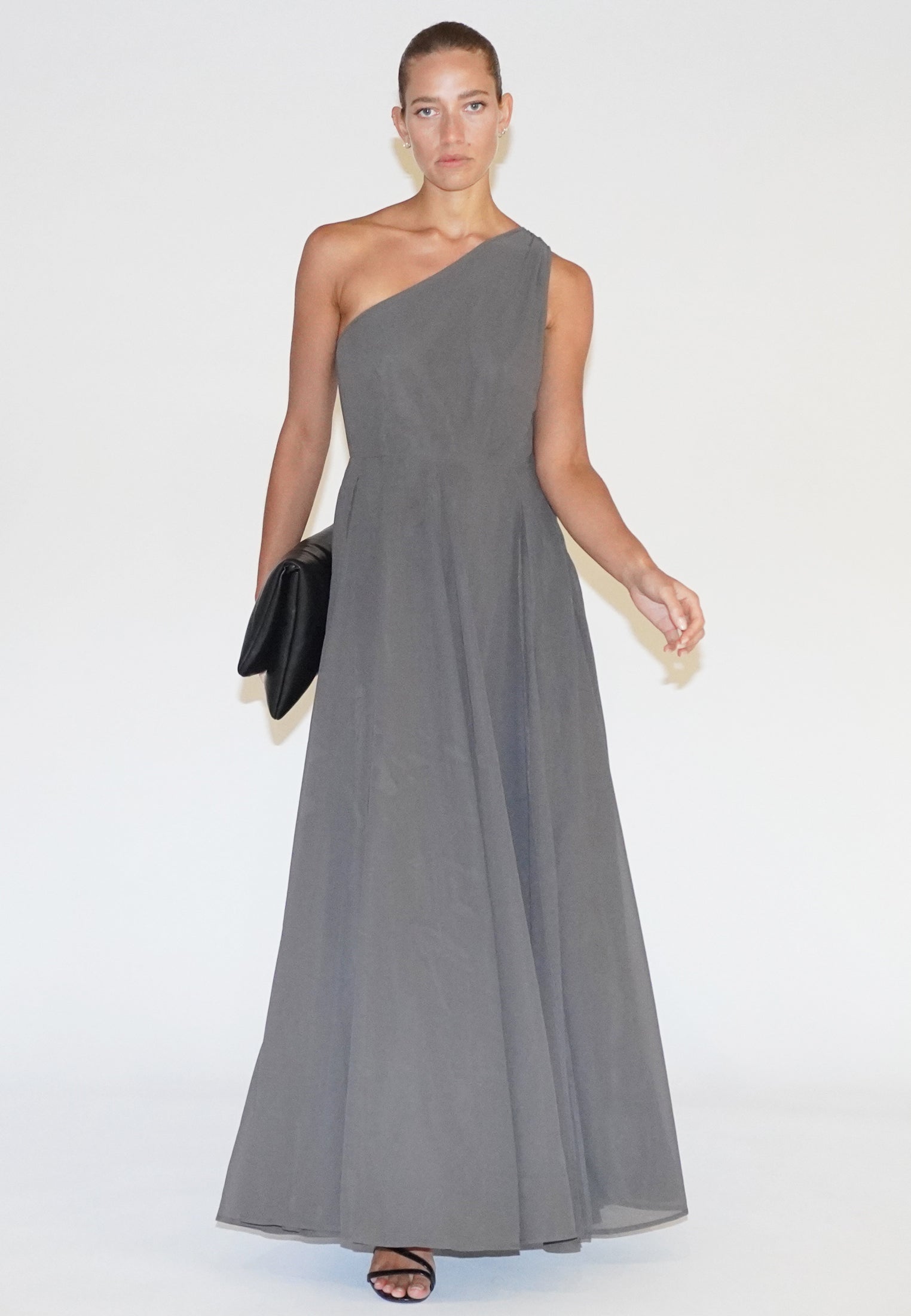 religion one shoulder maxi dress SELECT MAXI DRESS BRINDLE