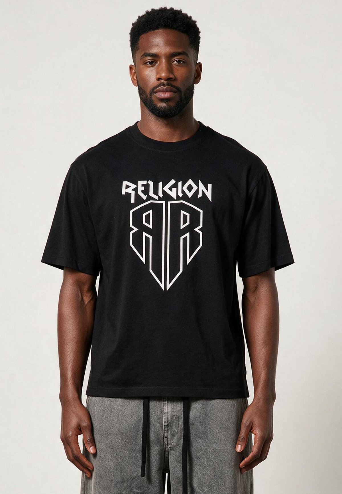 SHIELD T-SHIRT BLACK
