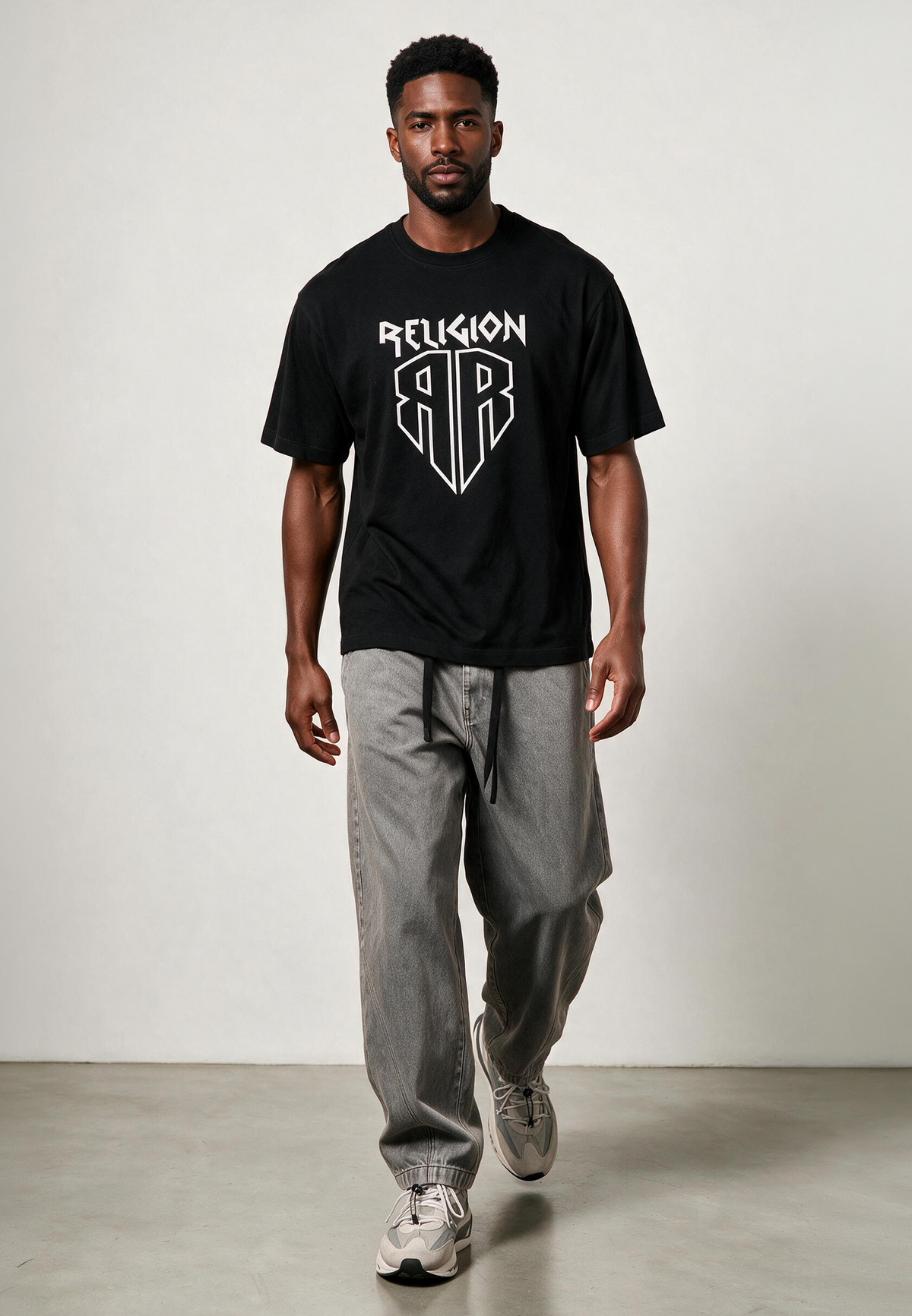 SHIELD T-SHIRT BLACK
