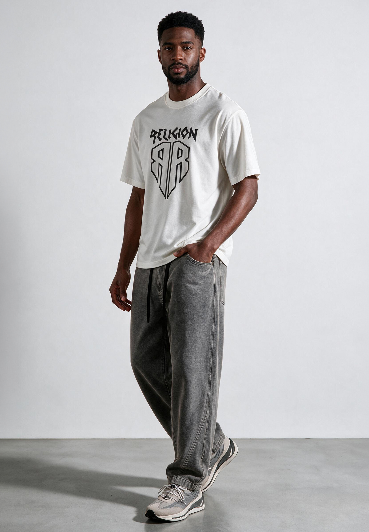 SHIELD T-SHIRT OFF WHITE