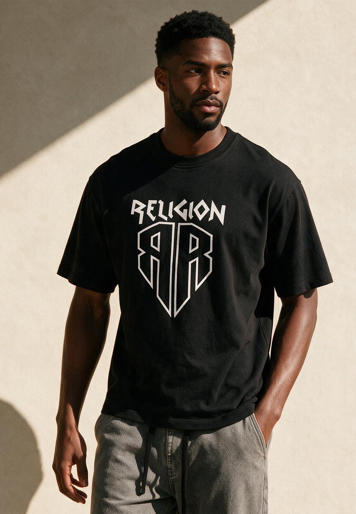 SHIELD T-SHIRT BLACK