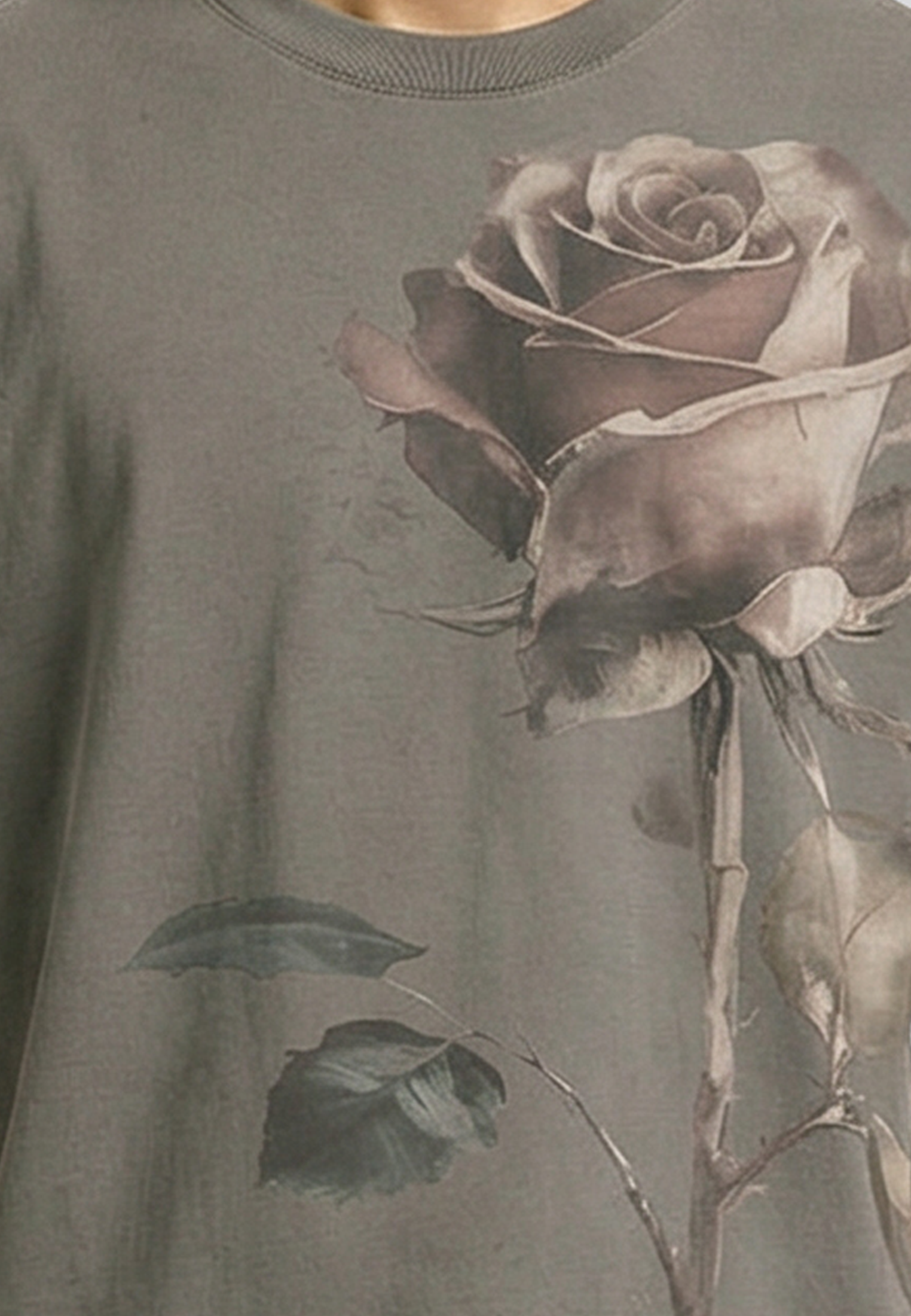 SINGLE ROSE T-SHIRT TAN