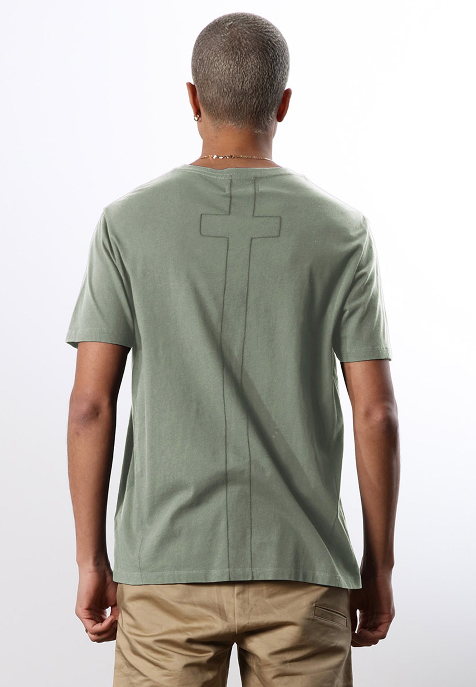 ESSENTIAL CORE SOFT KHAKI T-SHIRT