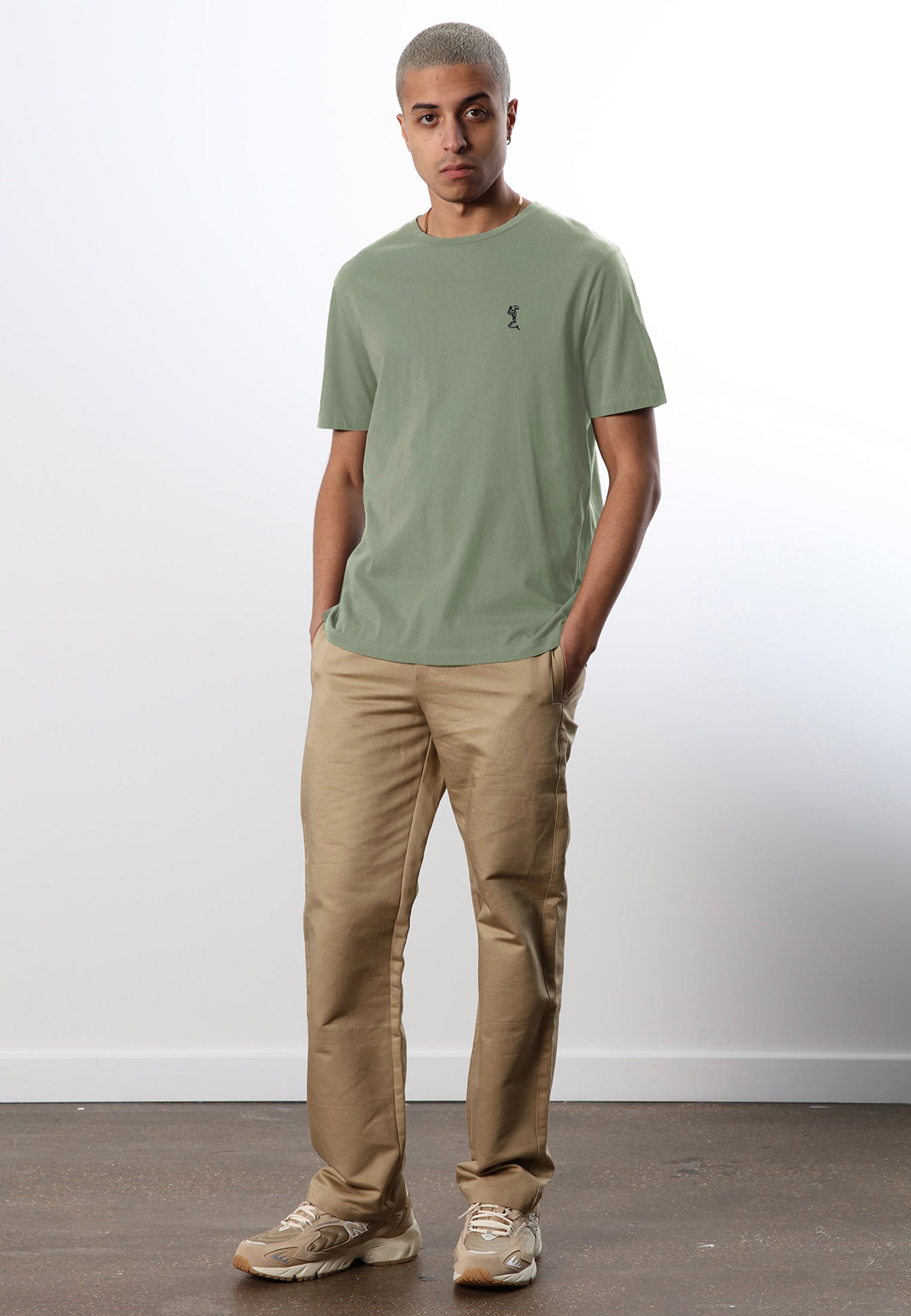 ESSENTIAL CORE SOFT KHAKI T-SHIRT