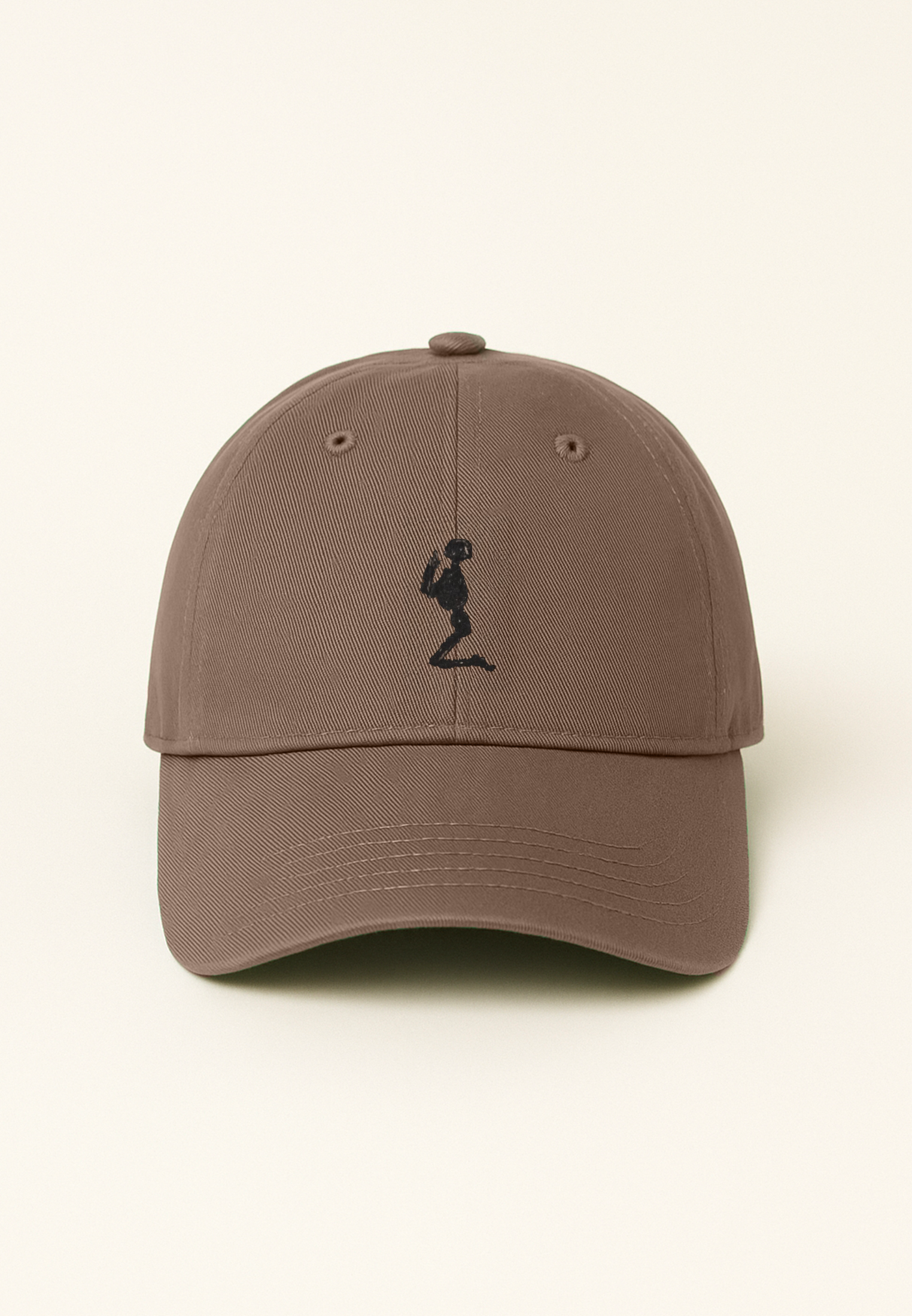 RELIGION SKELETON BASEBALL CAP TAN