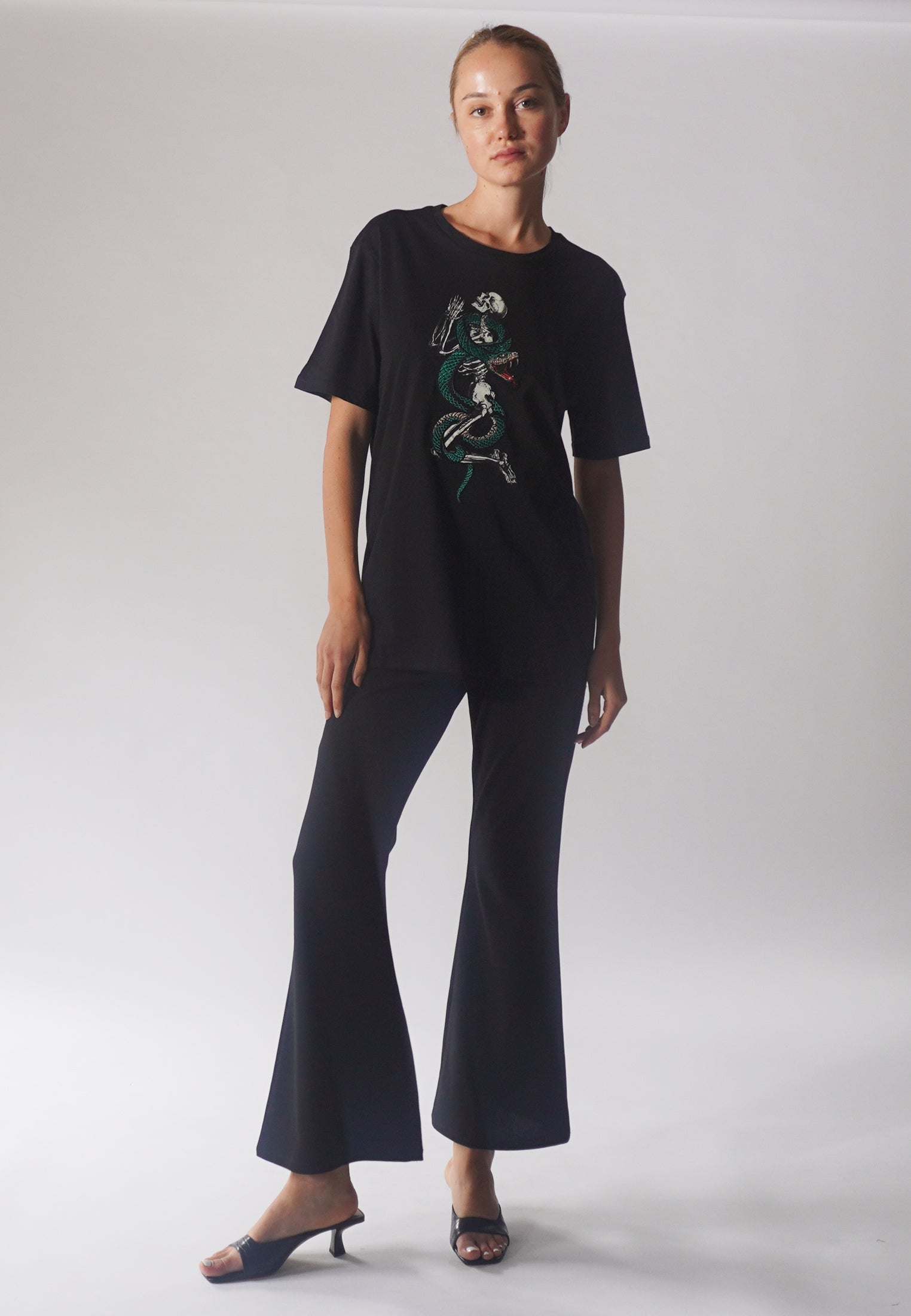 SNAKE SKELETON T-SHIRT BLACK
