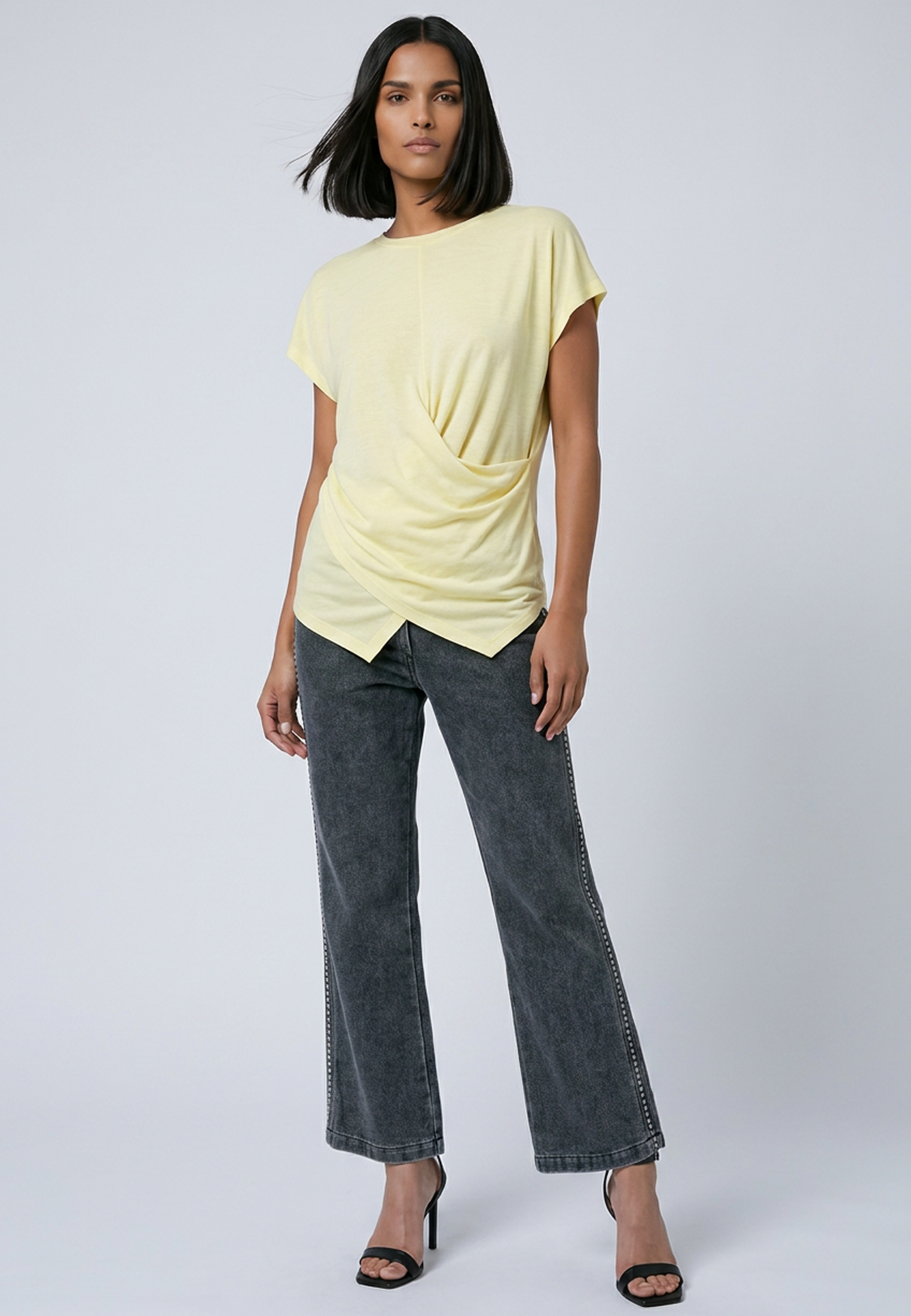TIME T-SHIRT NEW YELLOW