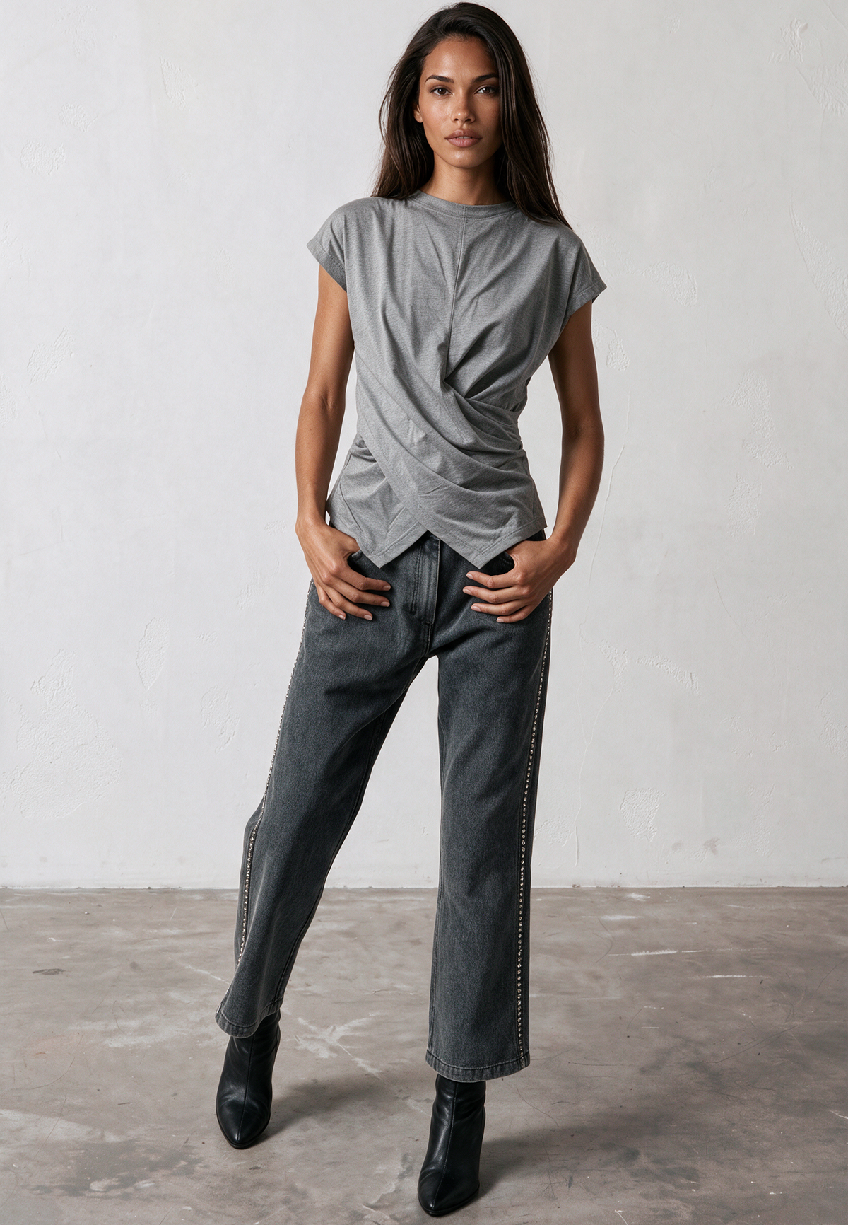 TIME T-SHIRT FLINT
