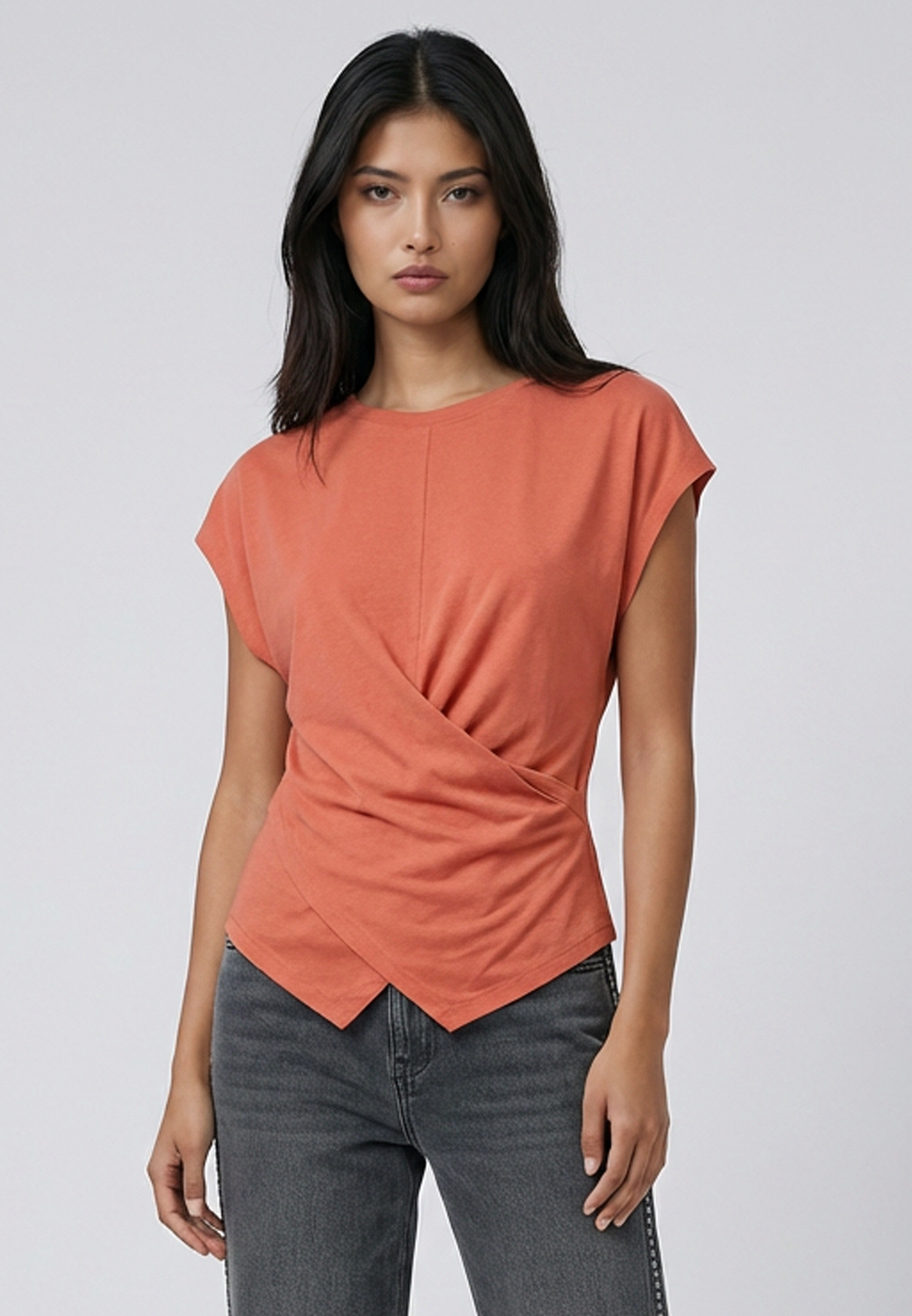TIME TEE BURNT SIENNA