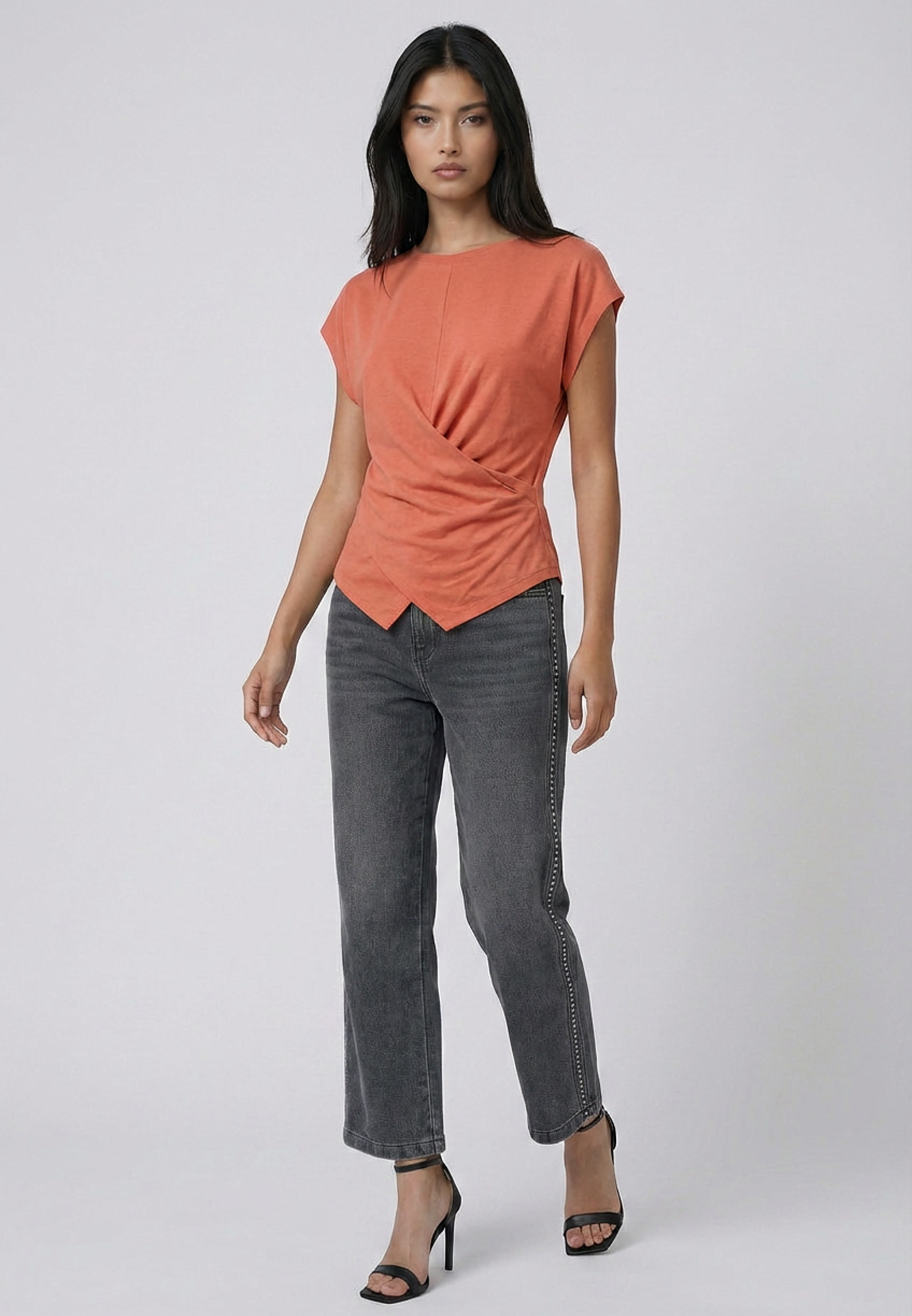 TIME TEE BURNT SIENNA
