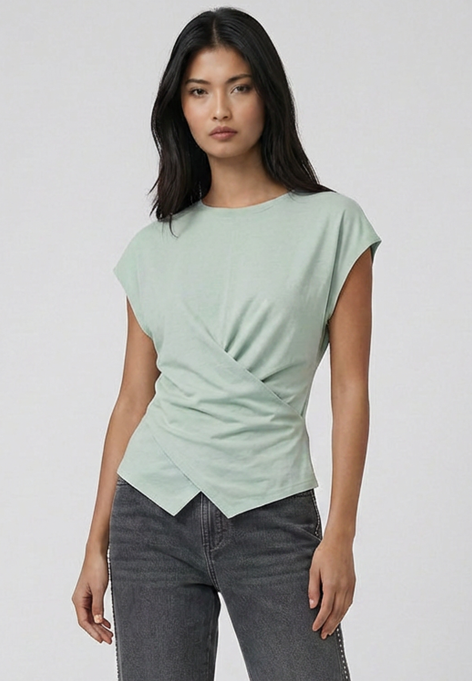 TIME TEE PALE AQUA