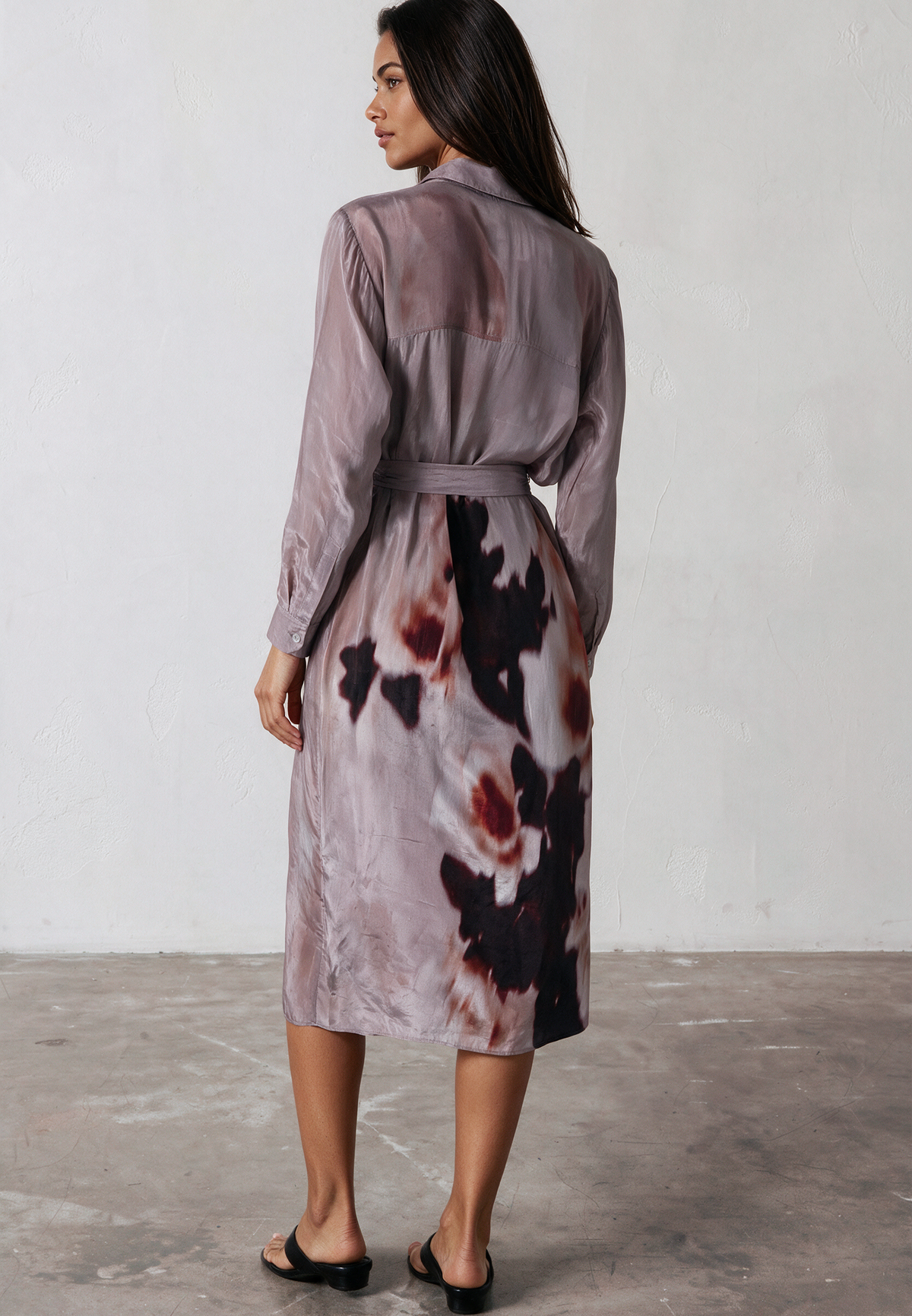 TORY SHIRTDRESS BLUR ASHES