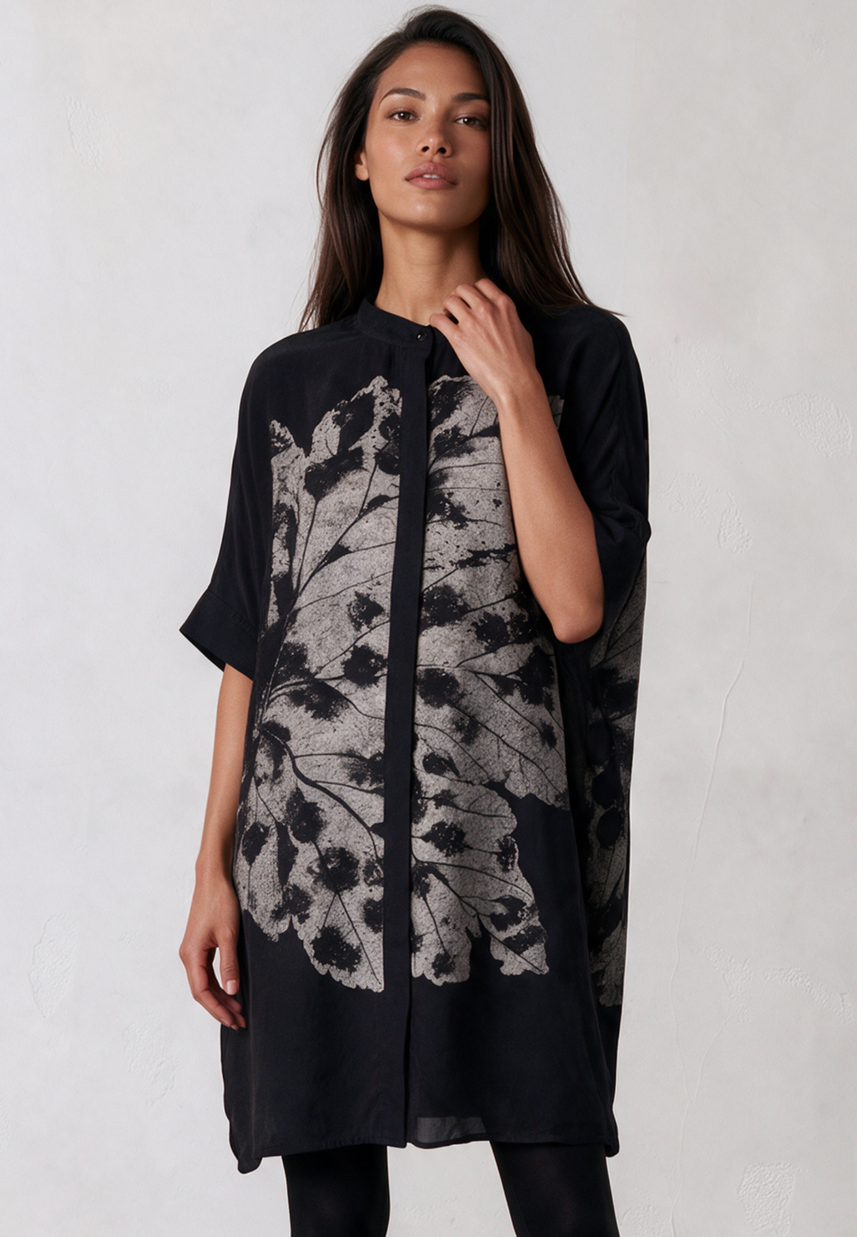 TWIST TUNIC OBSIDIAN GREY