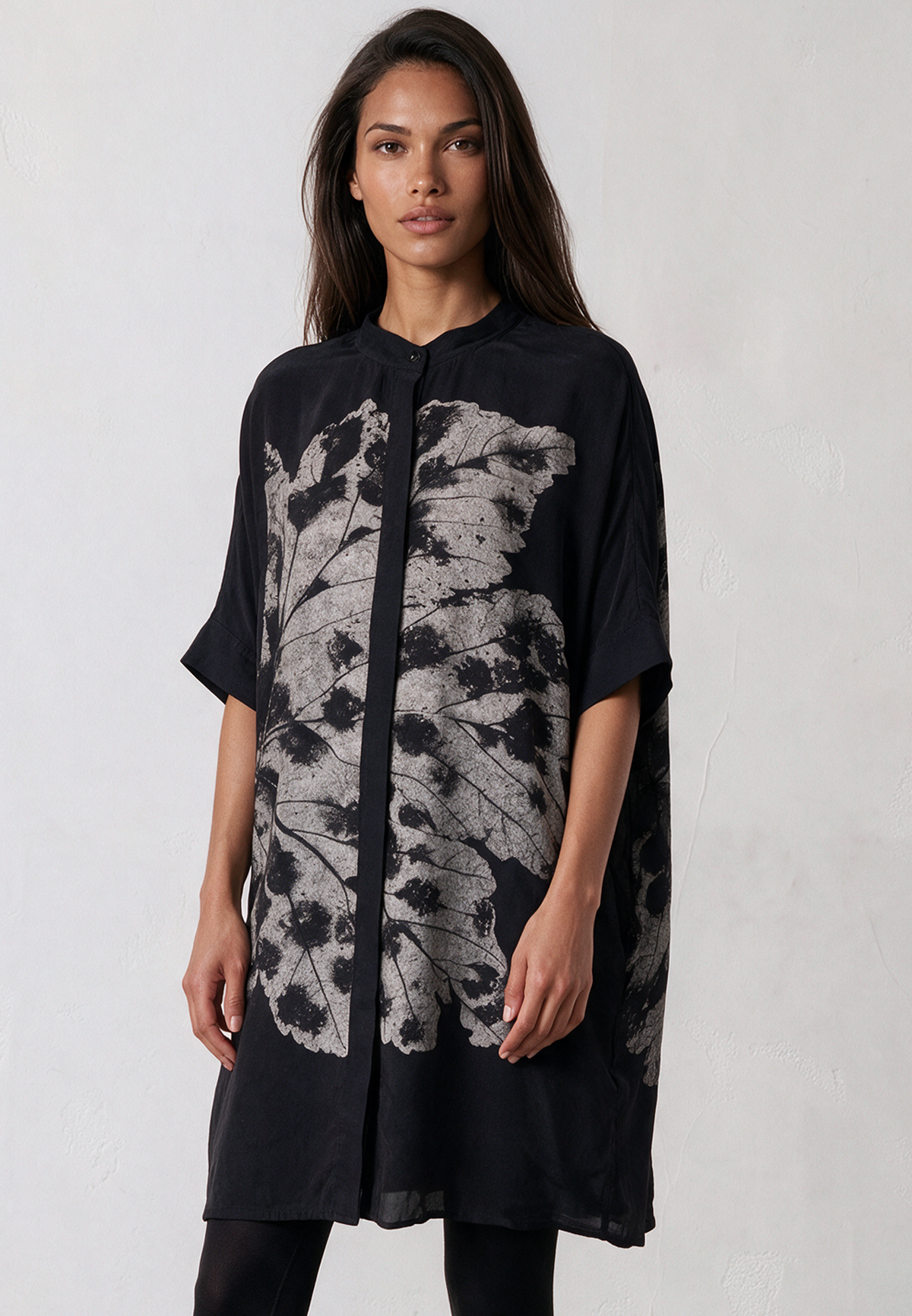 TWIST TUNIC OBSIDIAN GREY