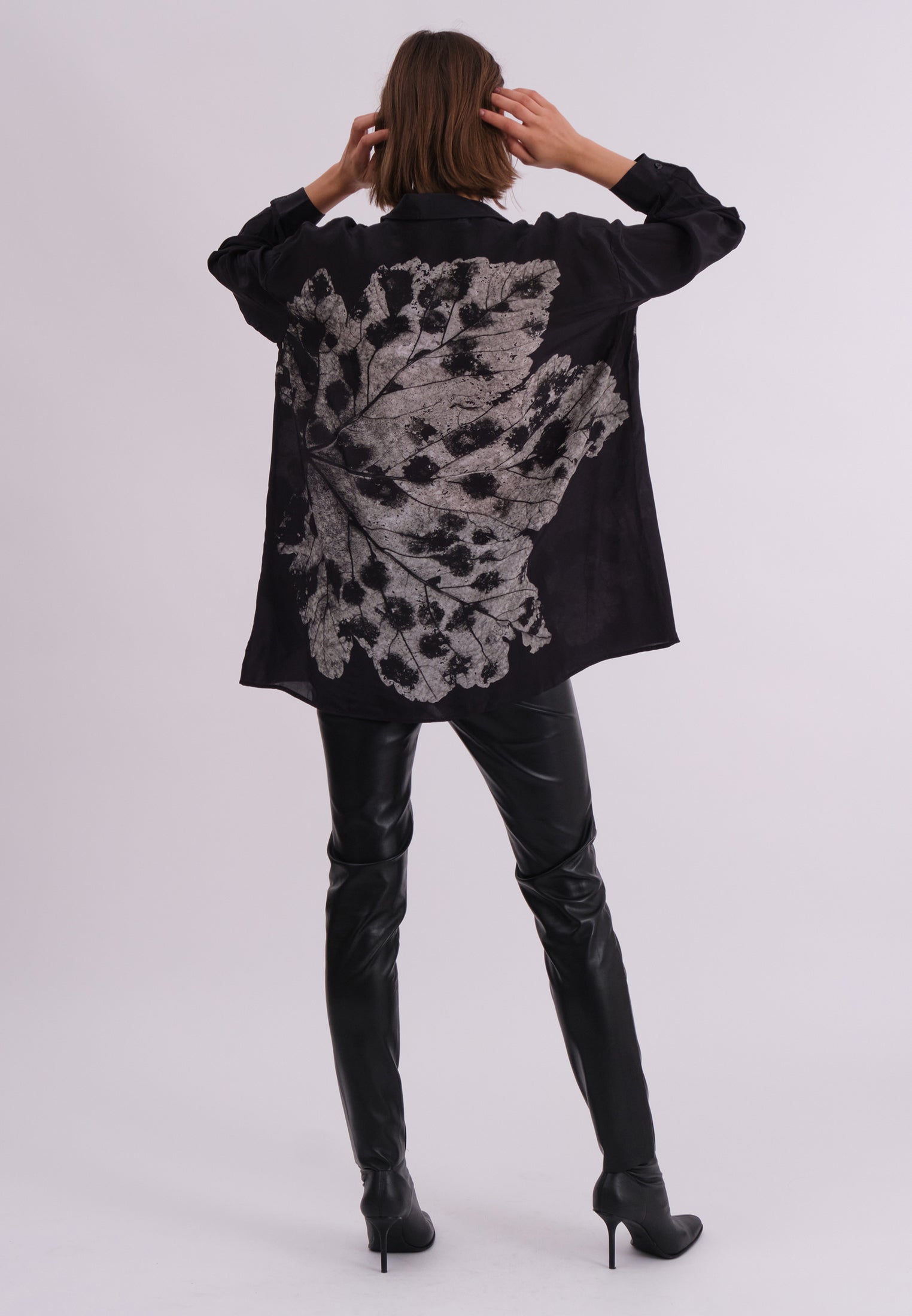 TWIST SHIRT OBSIDIAN GREY