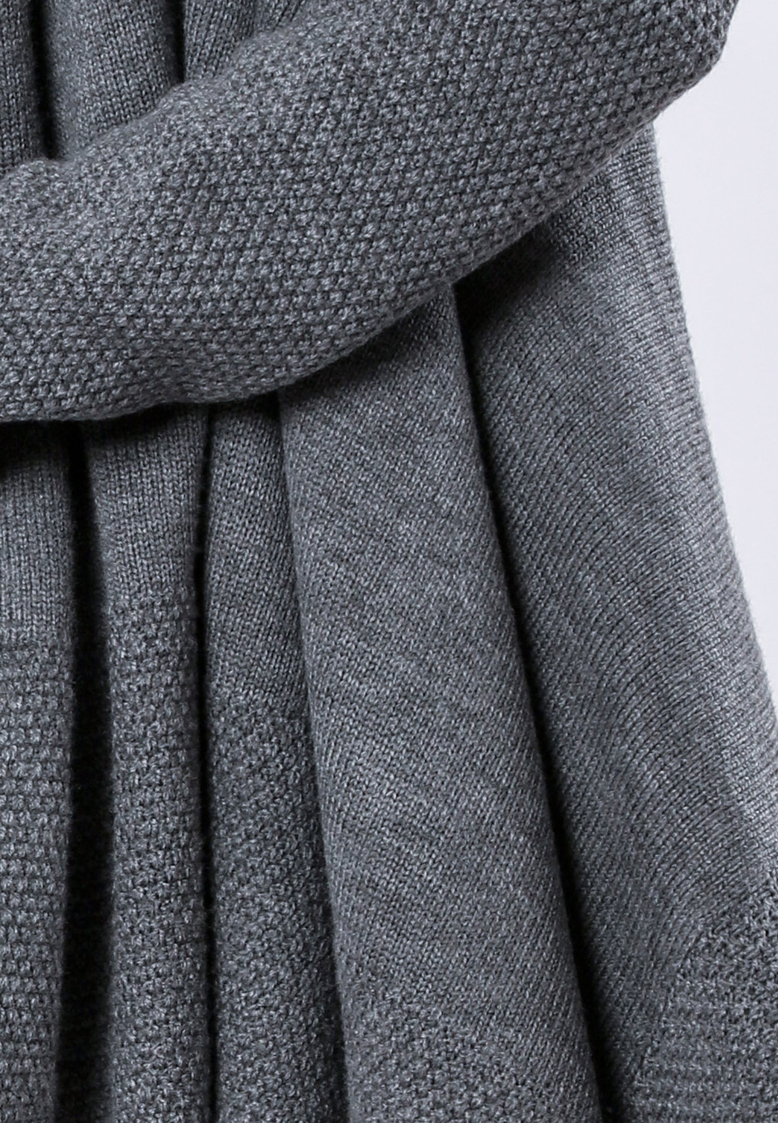 UNITE WATERFALL CARDIGAN CHARCOAL