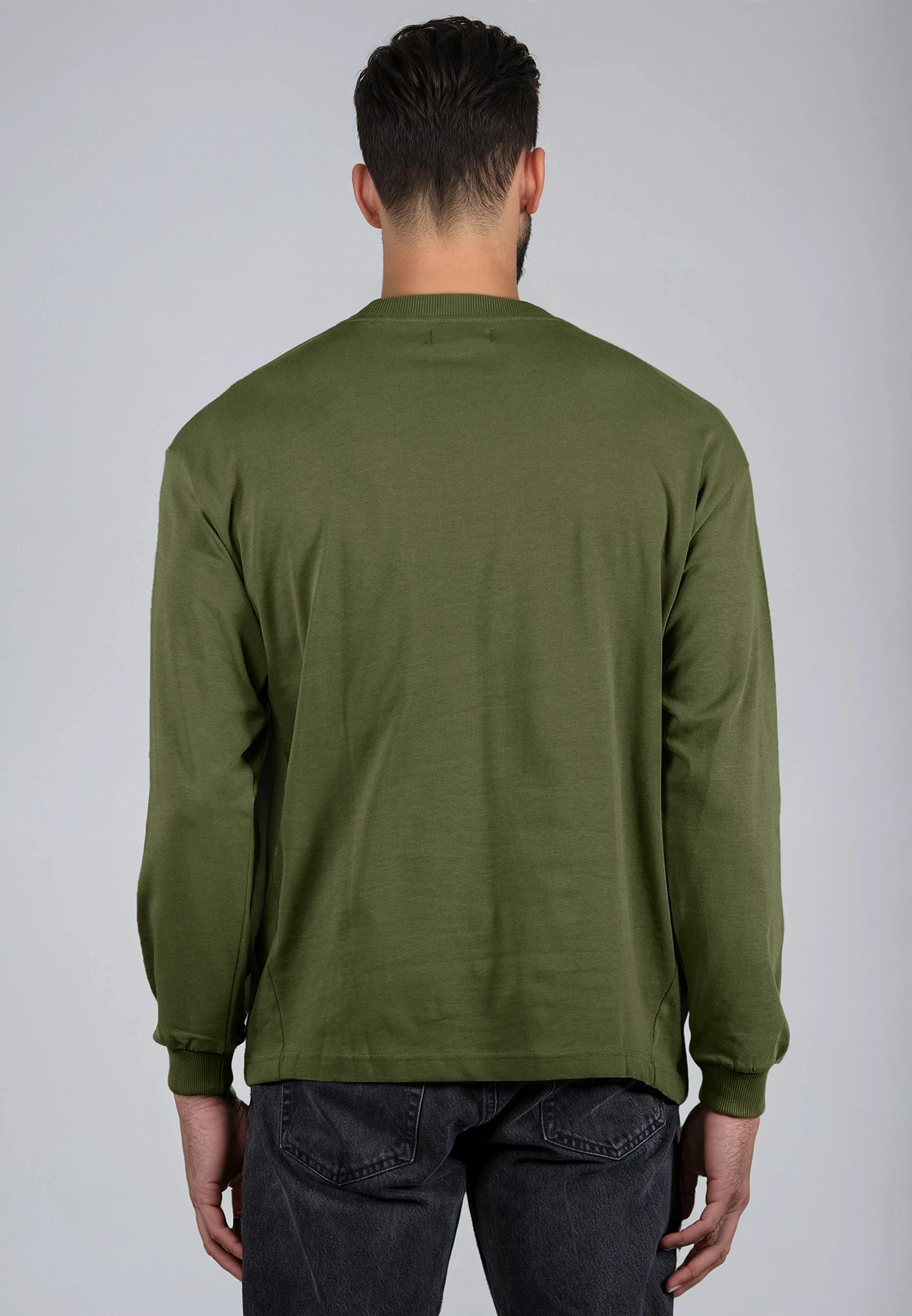 HEAVYWEIGHT LS POCKET T-SHIRT ARMY GREEN