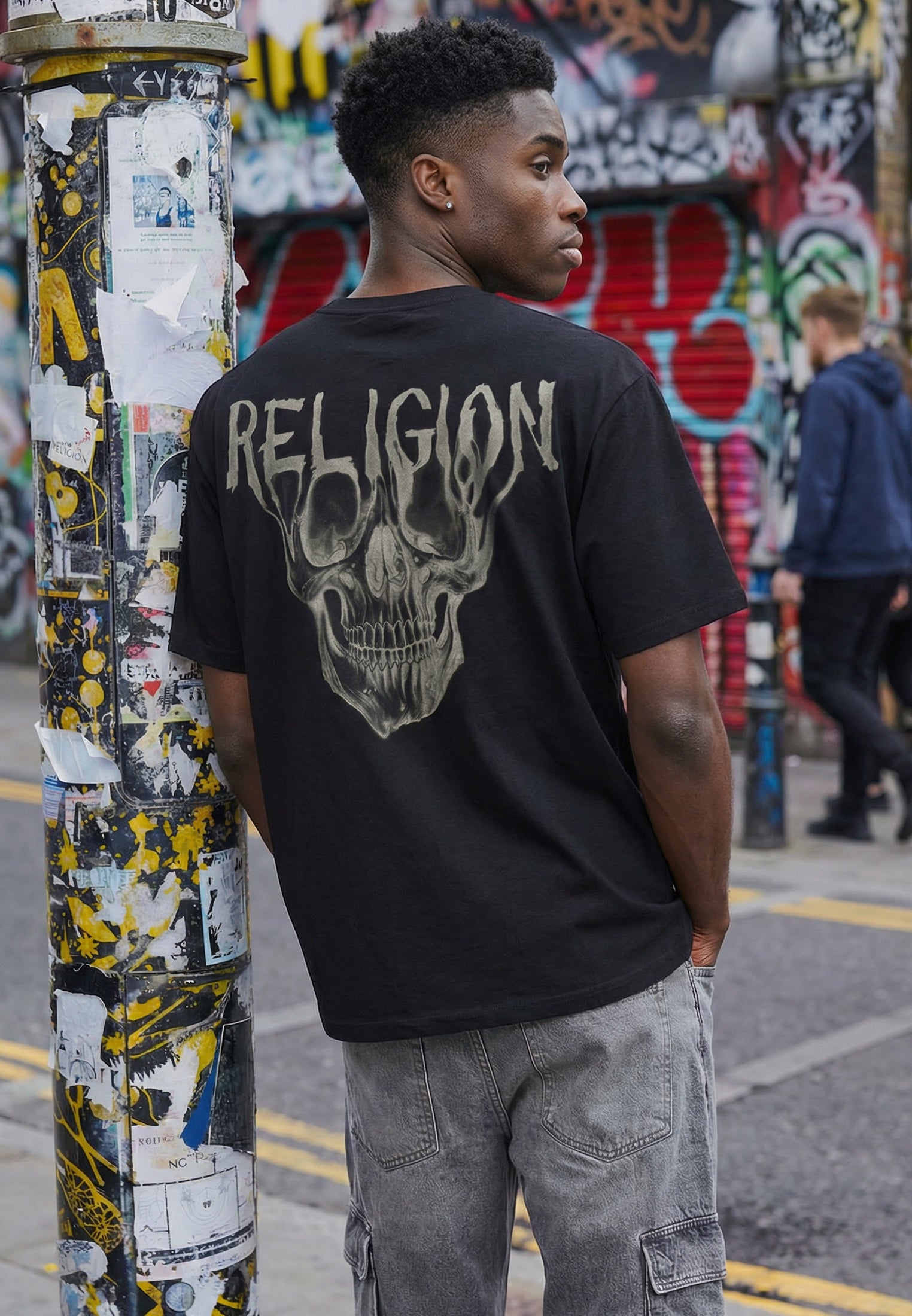 DRIPPING SKULL T-SHIRT BLACK