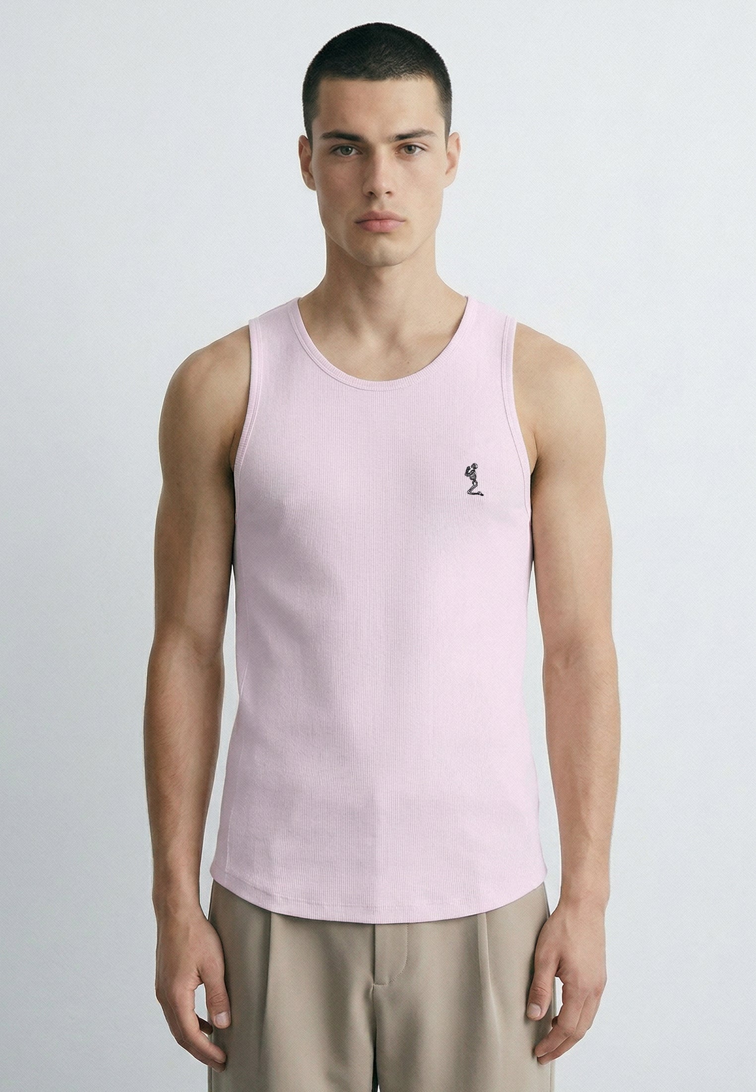 ALBION VEST PALE PINK