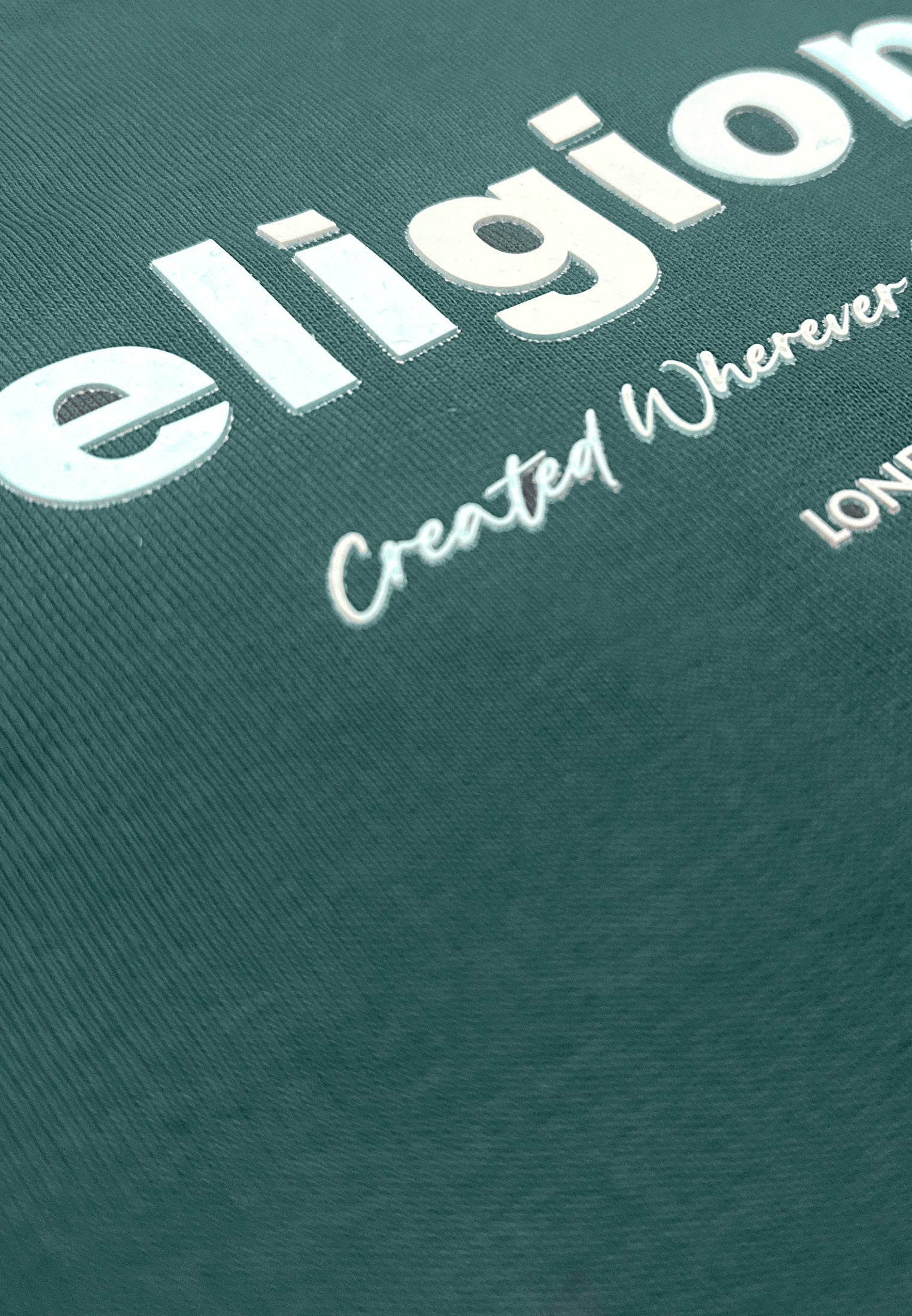 RELIGION GIRLS LOGO SWEATPANTS GREEN